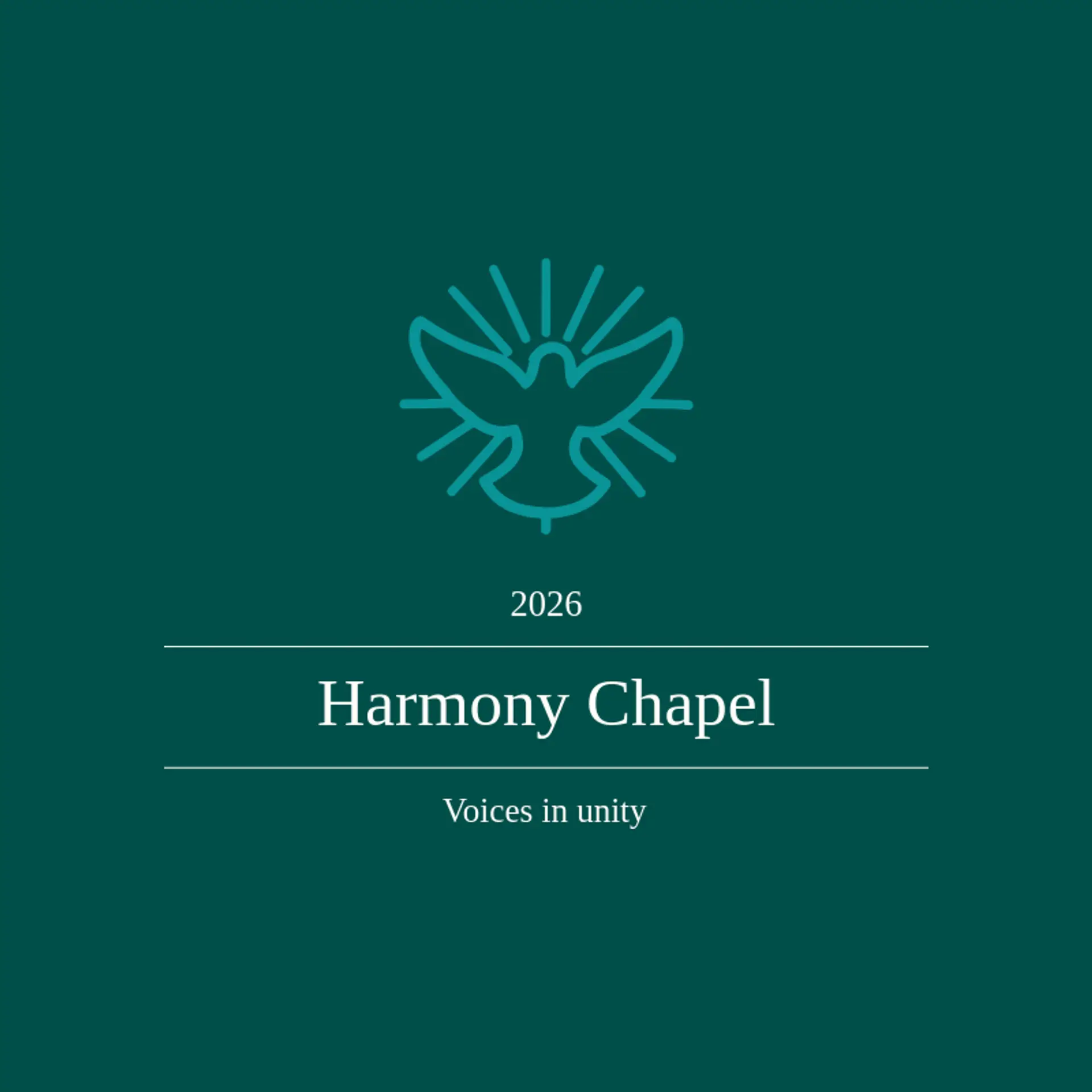 Harmony Chapel logo for christian