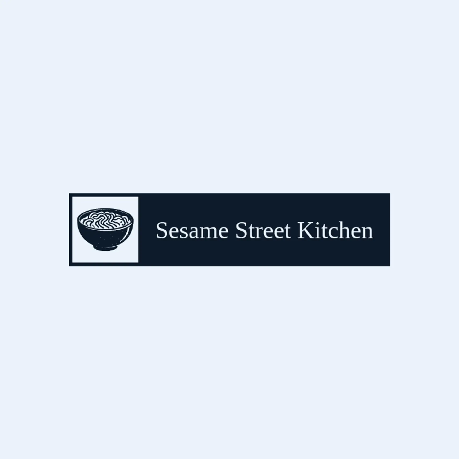 Sesame Street Kitchen logo for noodle