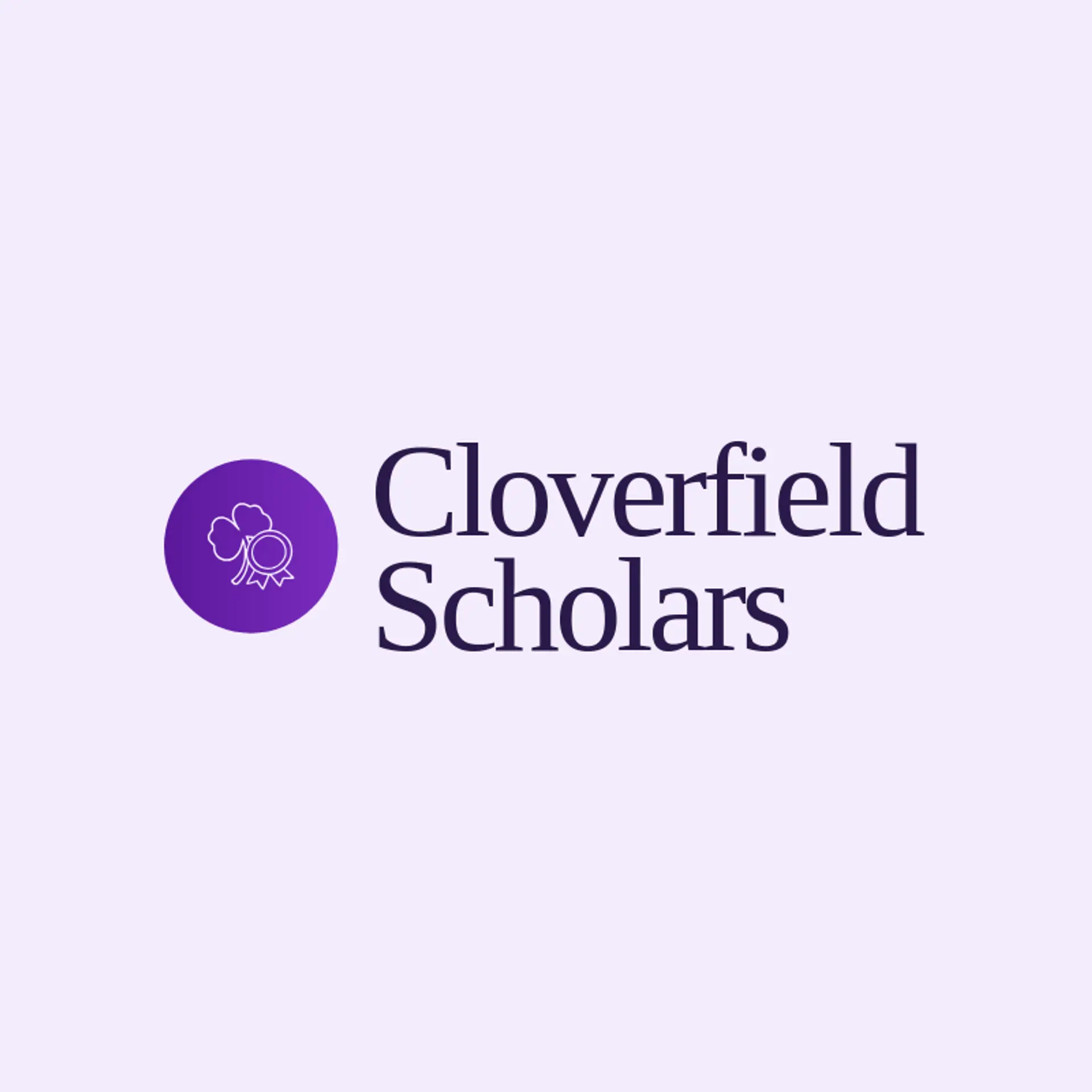 Cloverfield Scholars logo for scholarship
