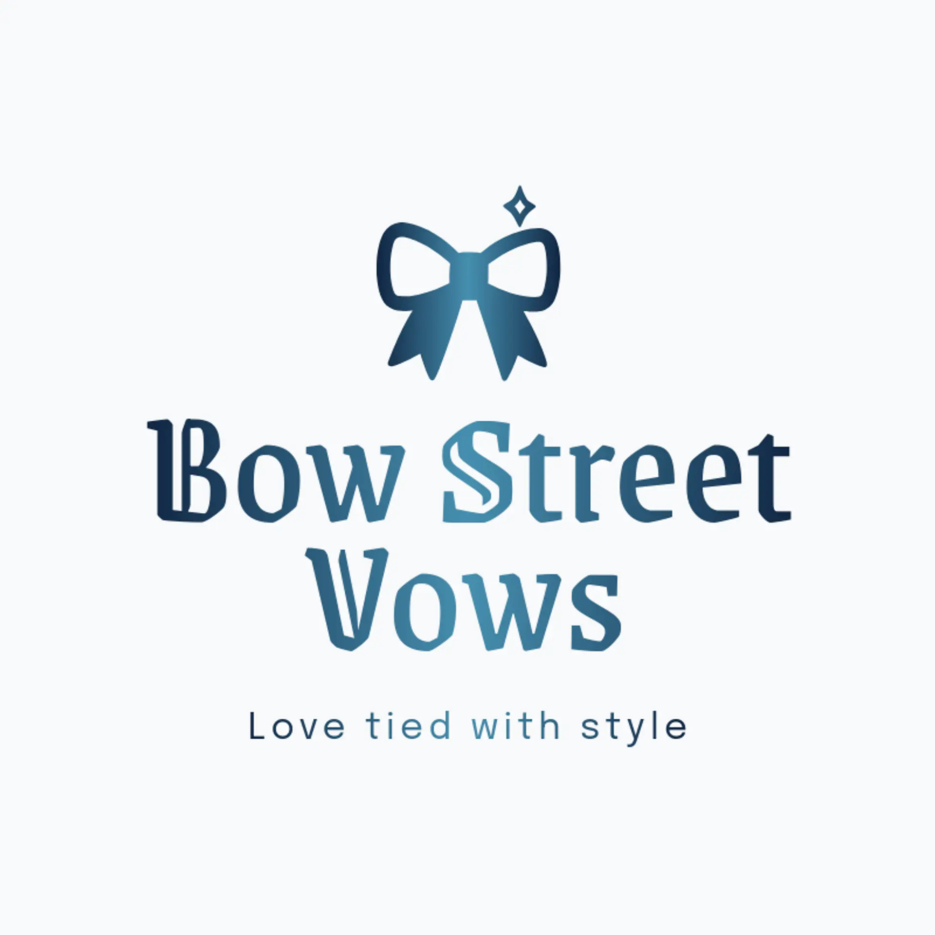 Bow Street Vows logo for engagement