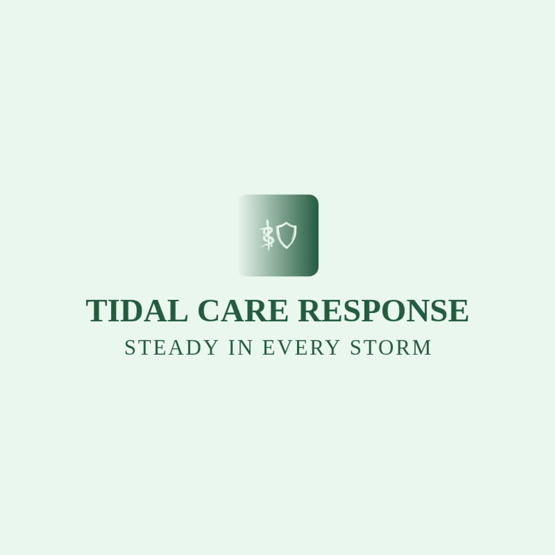 Tidal Care Response logo for paramedic
