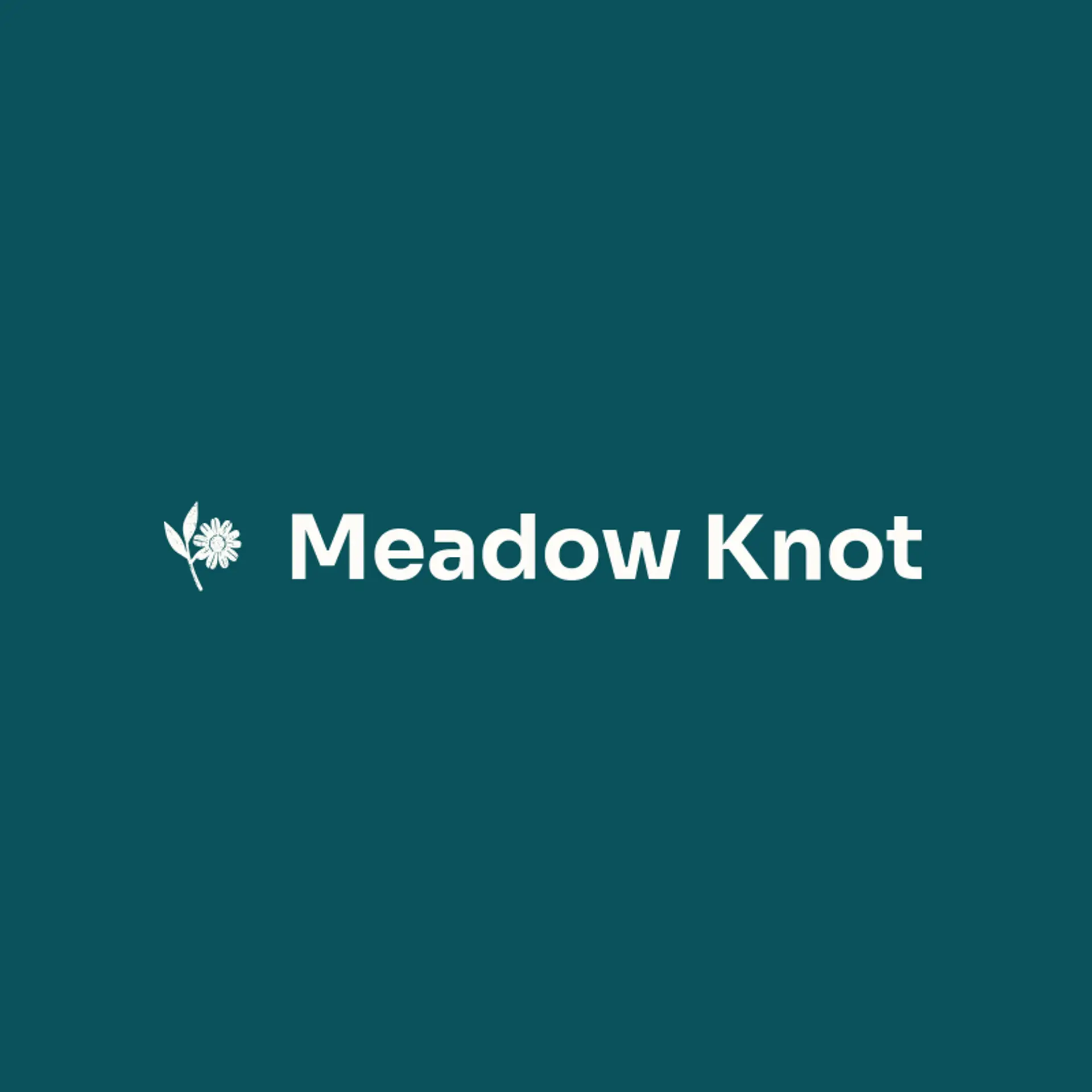 Meadow Knot logo for matrimony