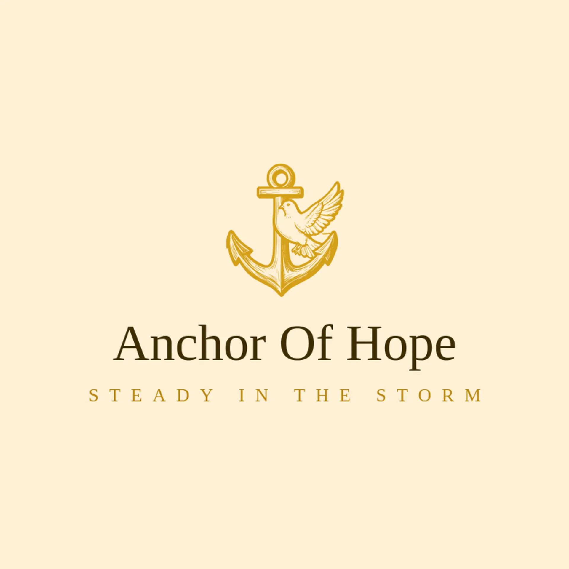 Anchor of Hope logo for christian