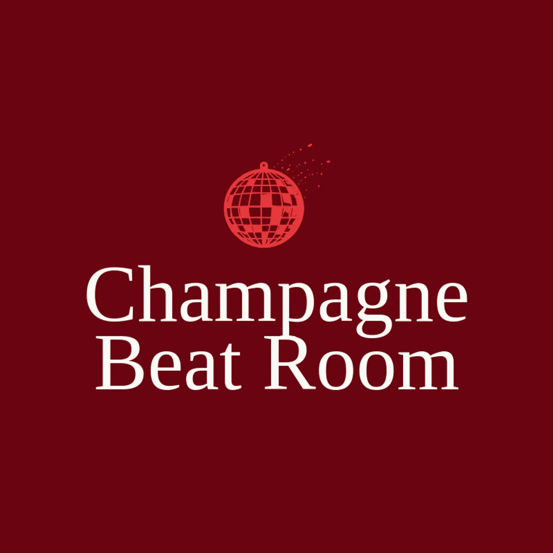 Champagne Beat Room logo for disco