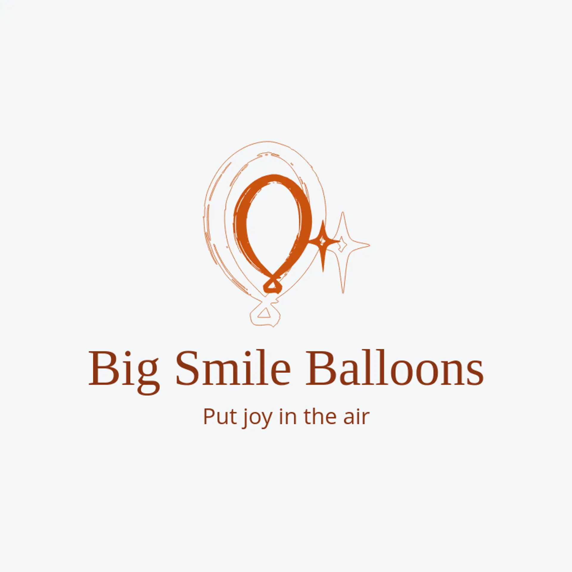 Big Smile Balloons logo for balloon