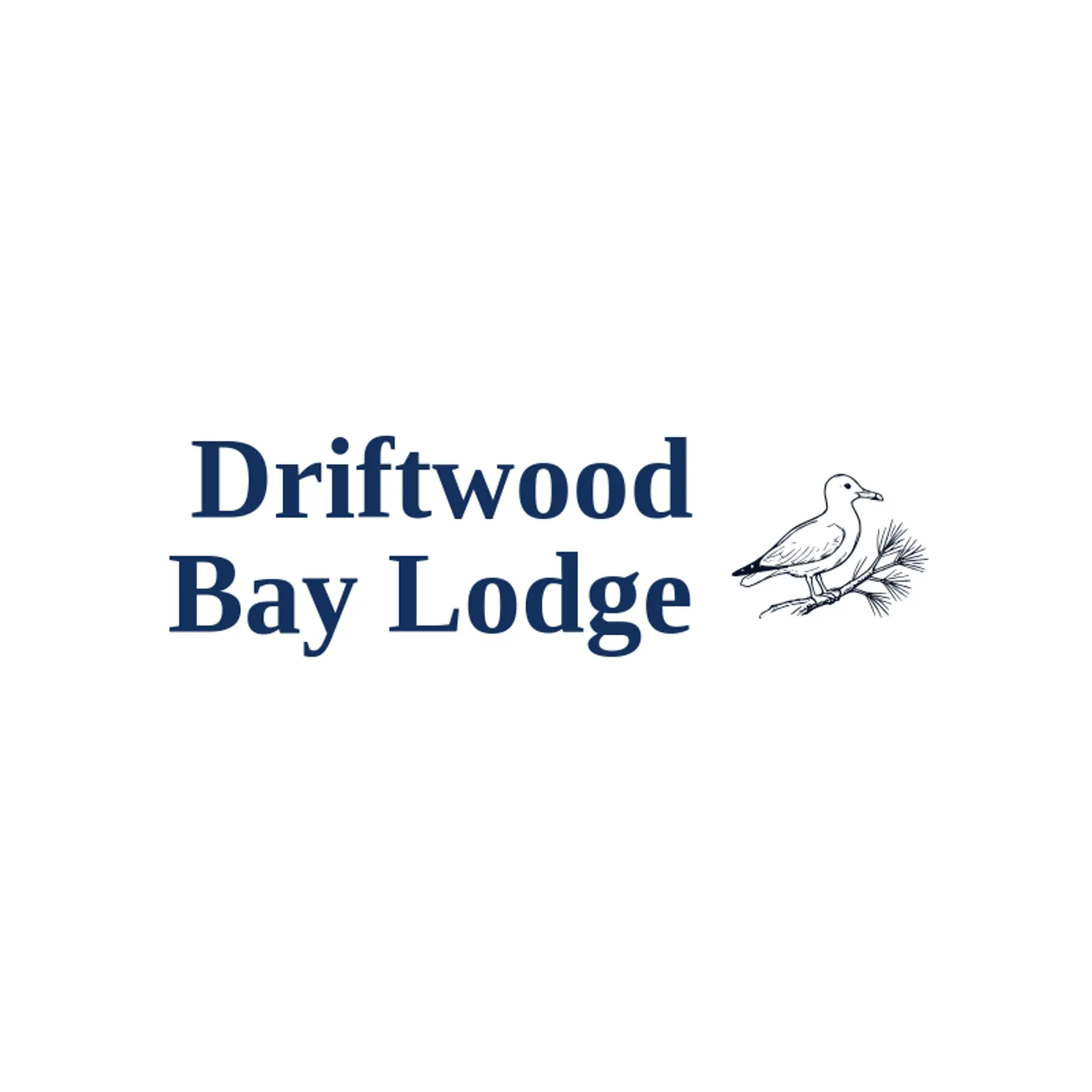 Driftwood Bay Lodge logo for seagull