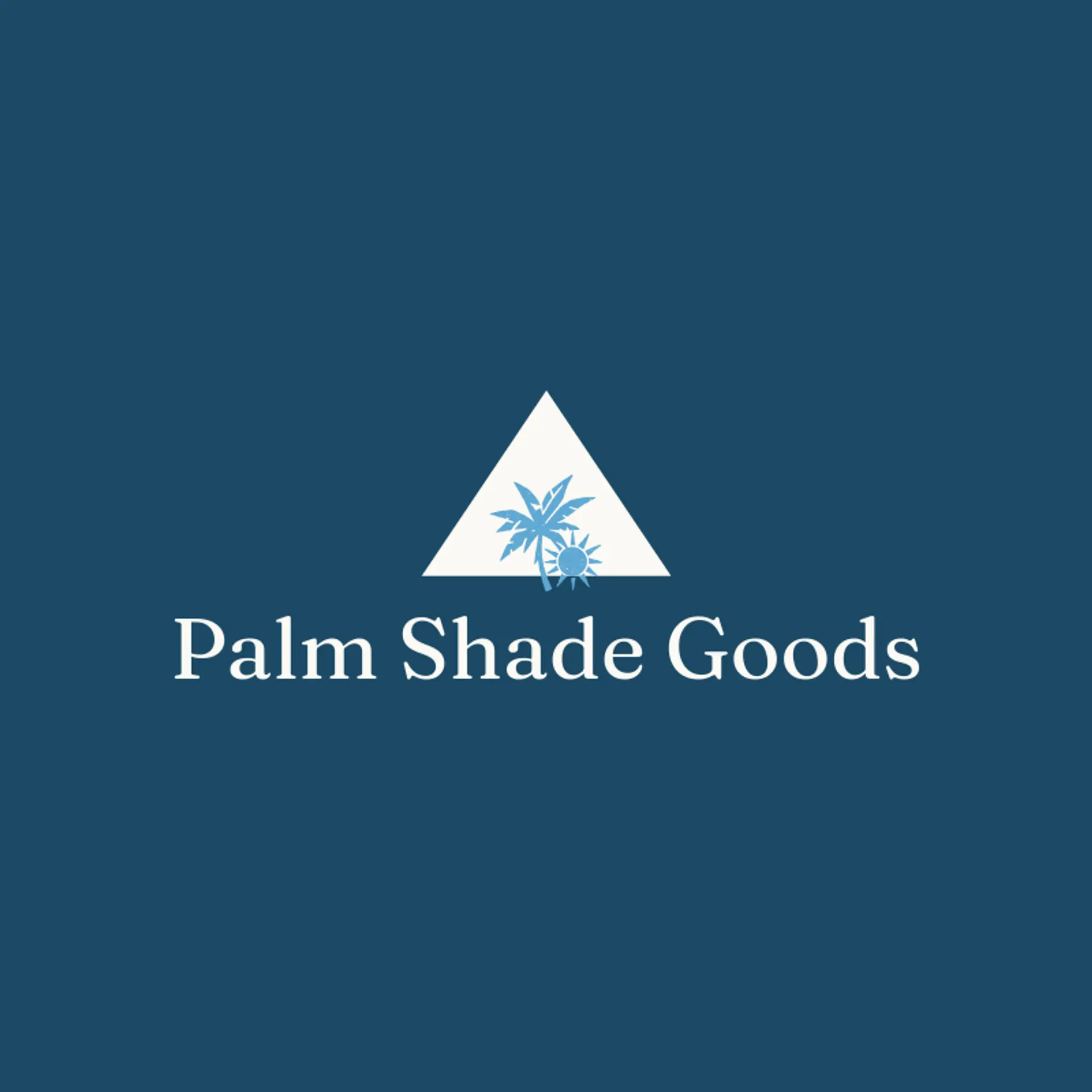Palm Shade Goods logo for arabic