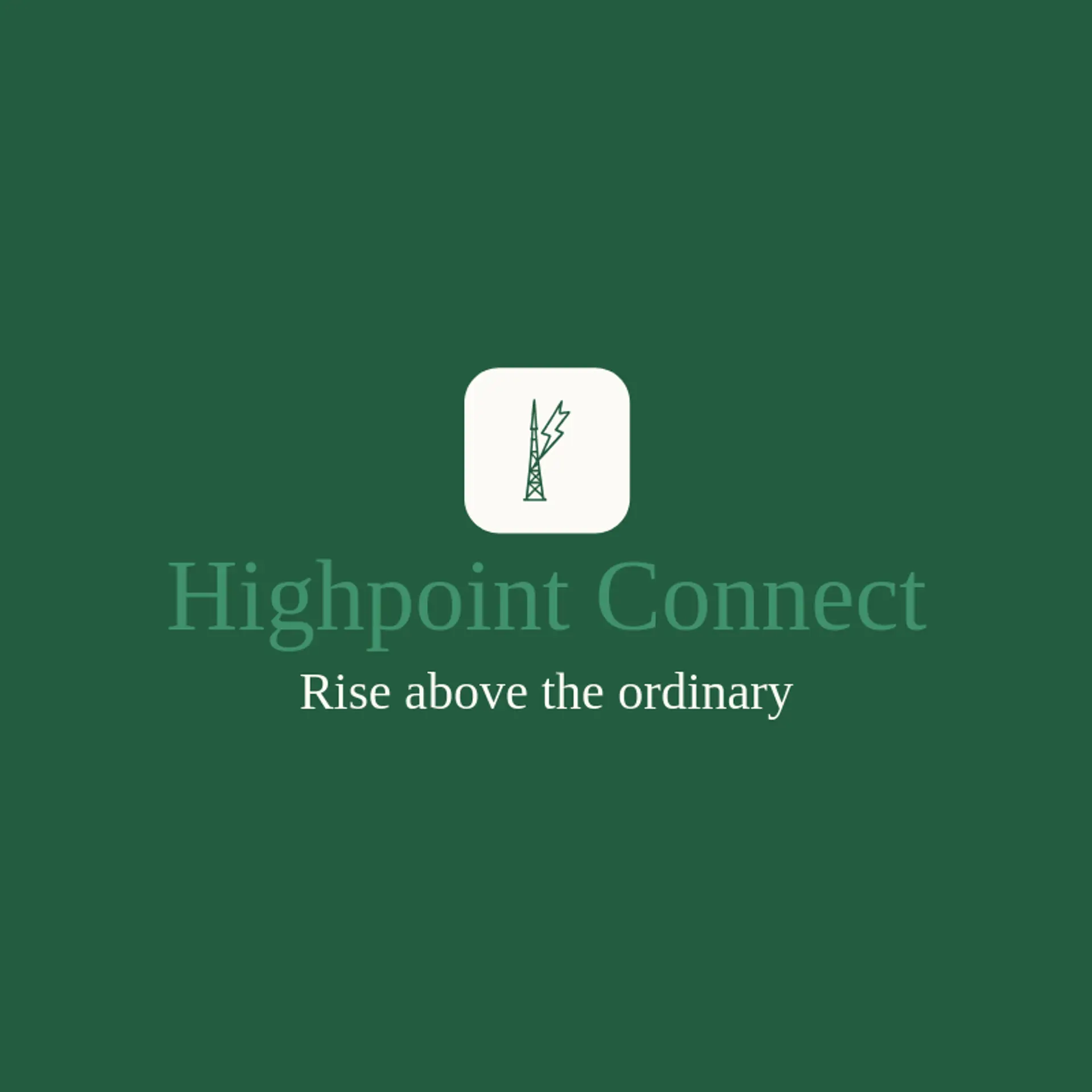 Highpoint Connect logo for mobile