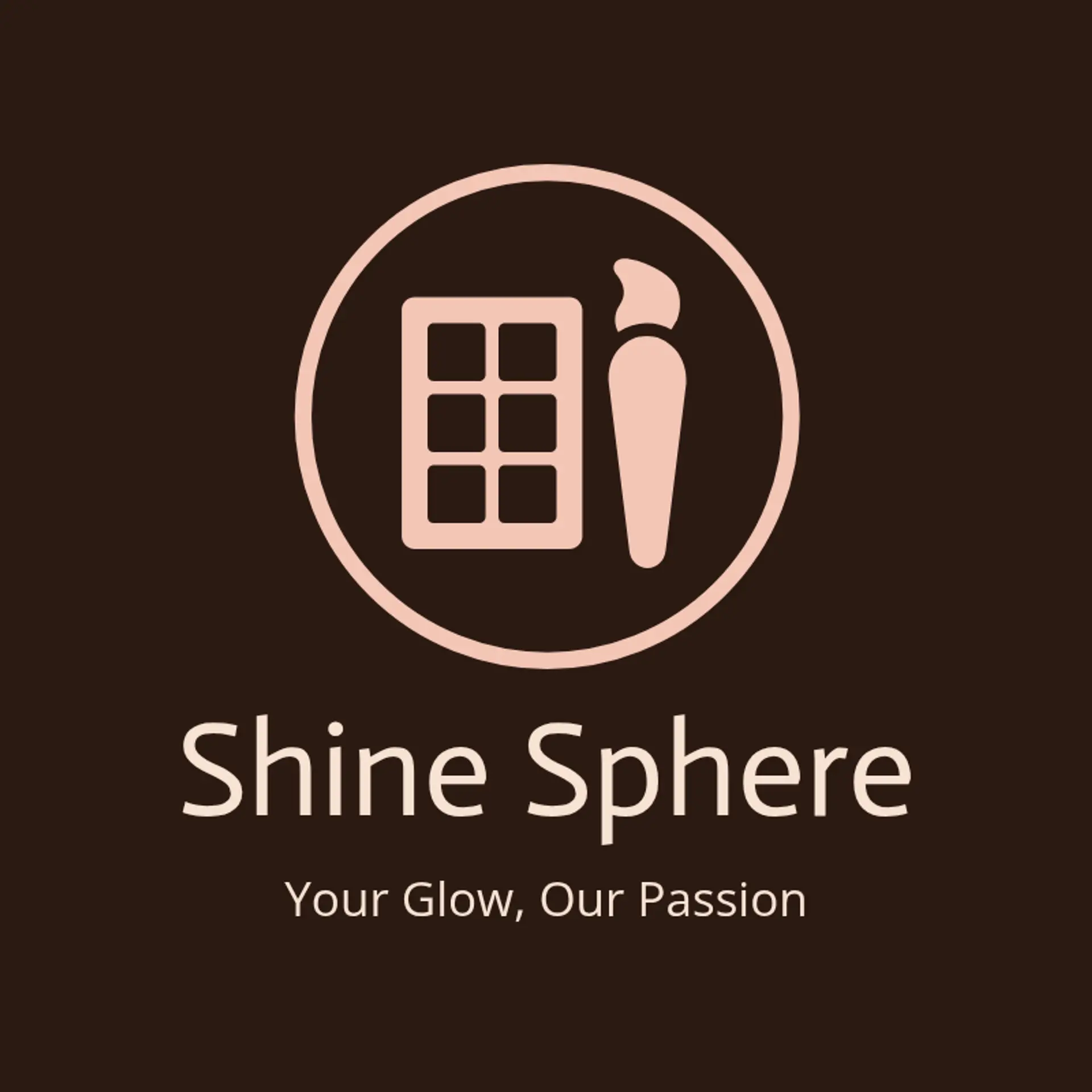Shine Sphere logo for beauty salon