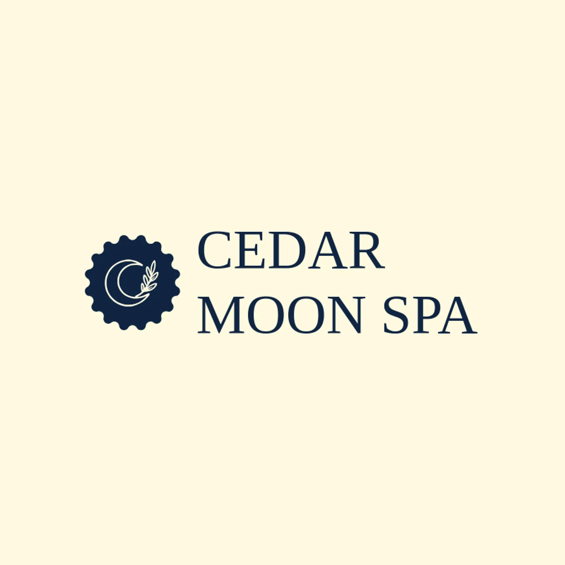 Cedar Moon Spa logo for massage