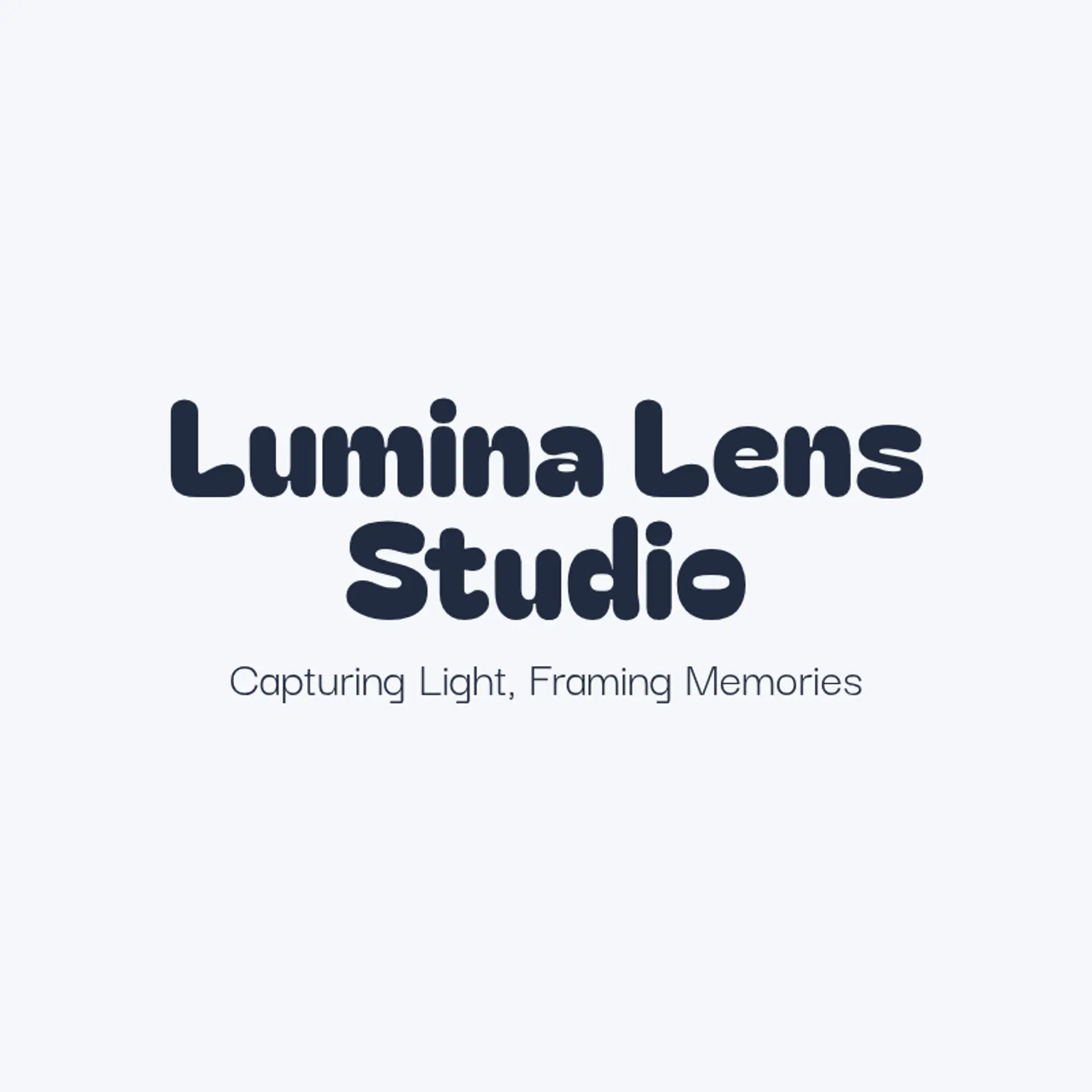 Lumina Lens Studio logo for photography business