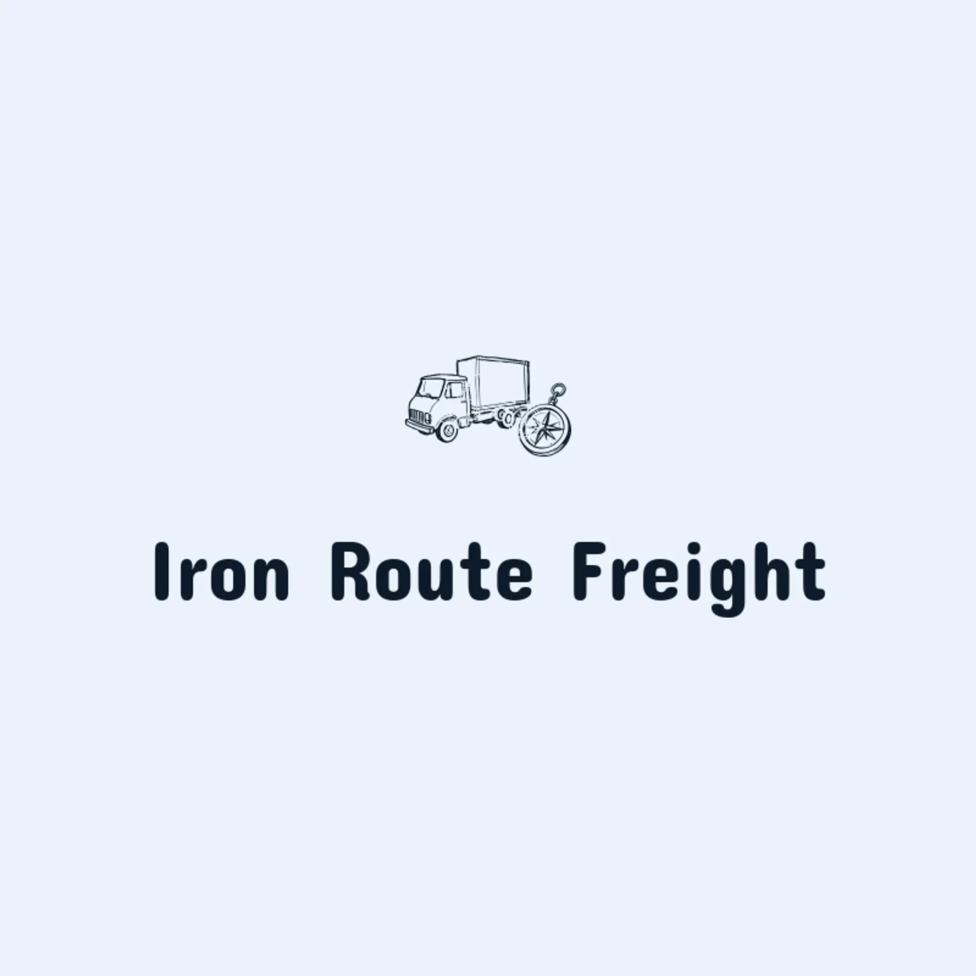 Iron Route Freight logo for transport