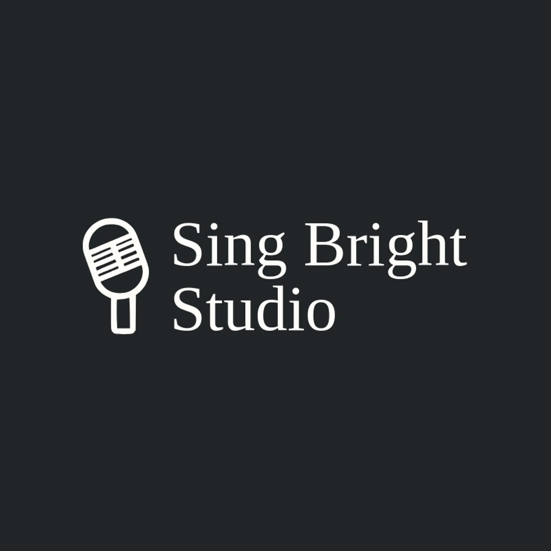 Sing Bright Studio logo for karaoke
