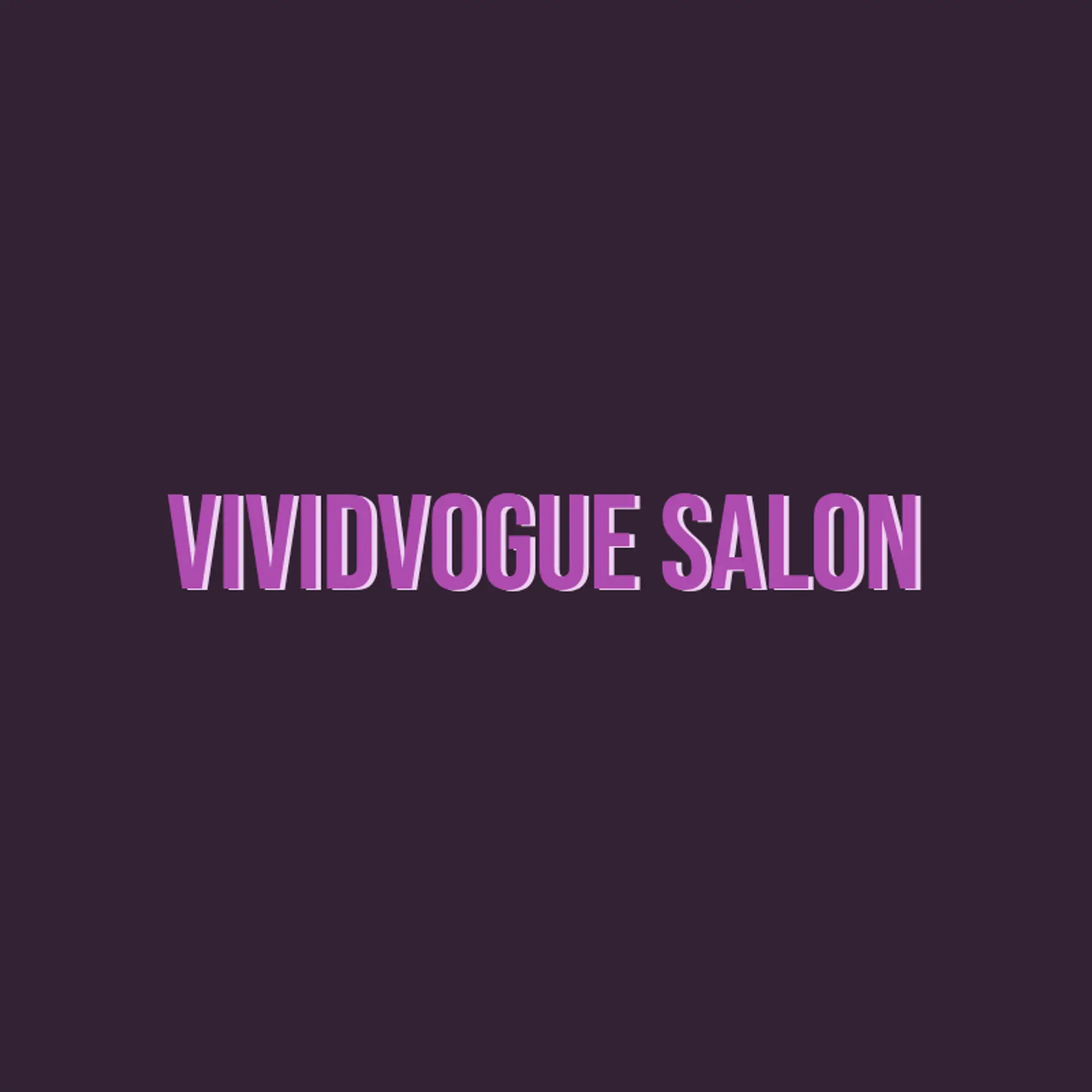 VividVogue Salon logo for salon