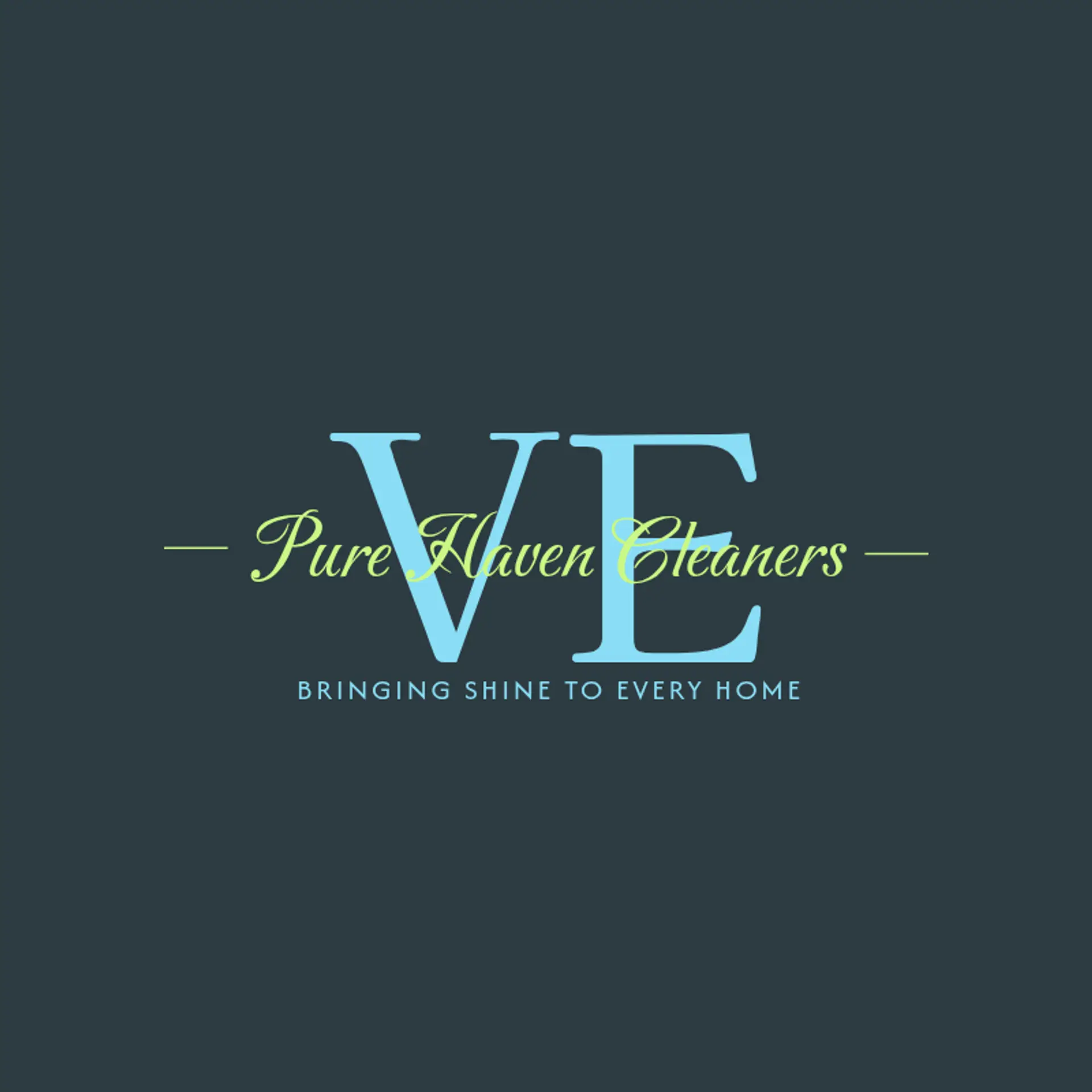 Pure Haven Cleaners logo for house cleaning