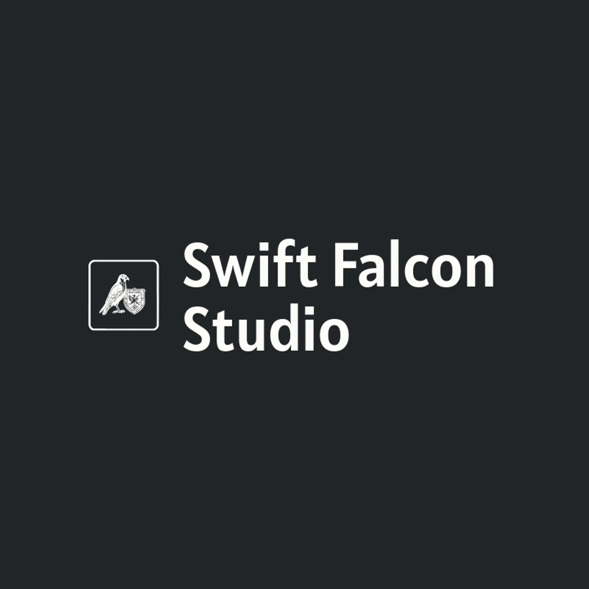 Swift Falcon Studio logo for crest