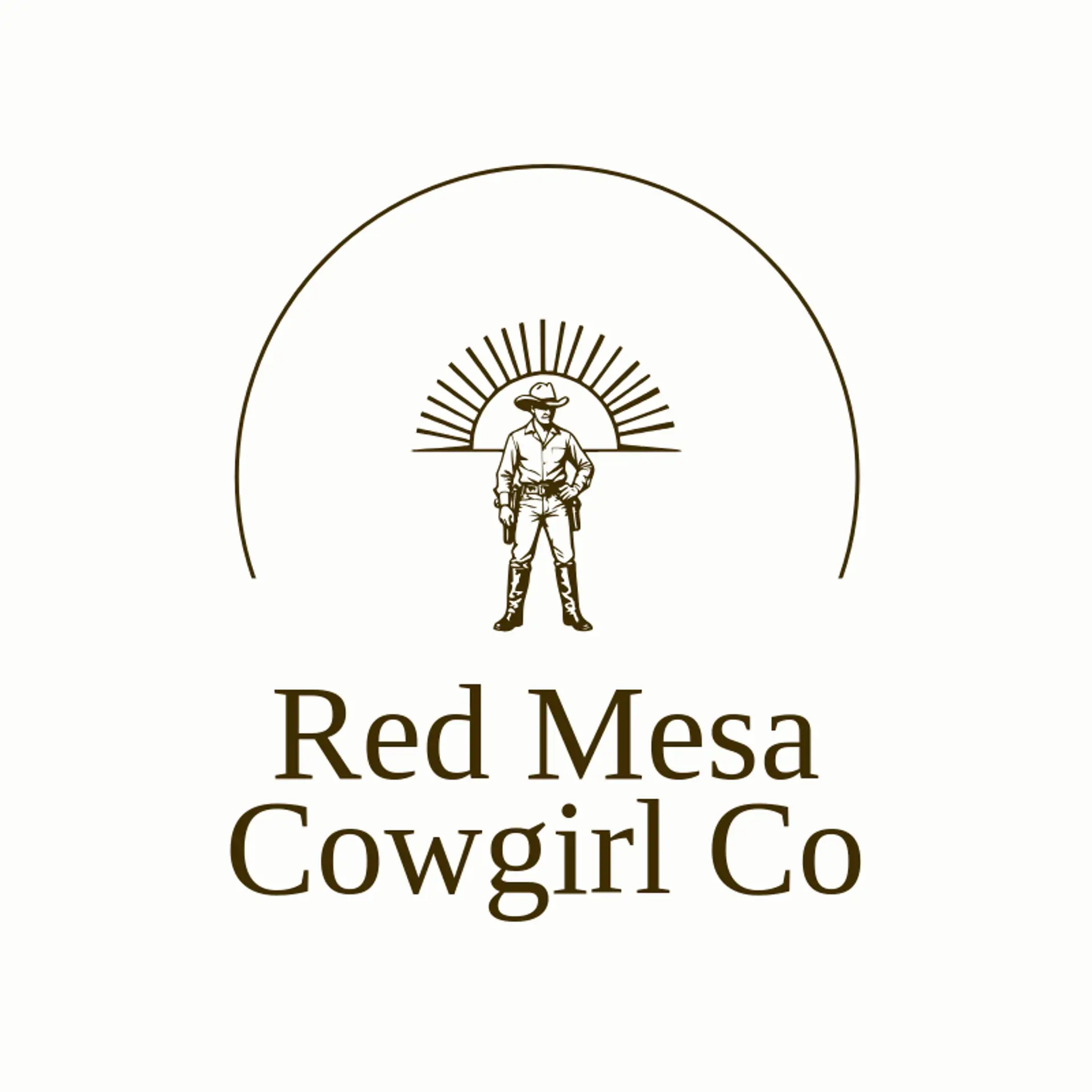 Red Mesa Cowgirl Co logo for cowgirl