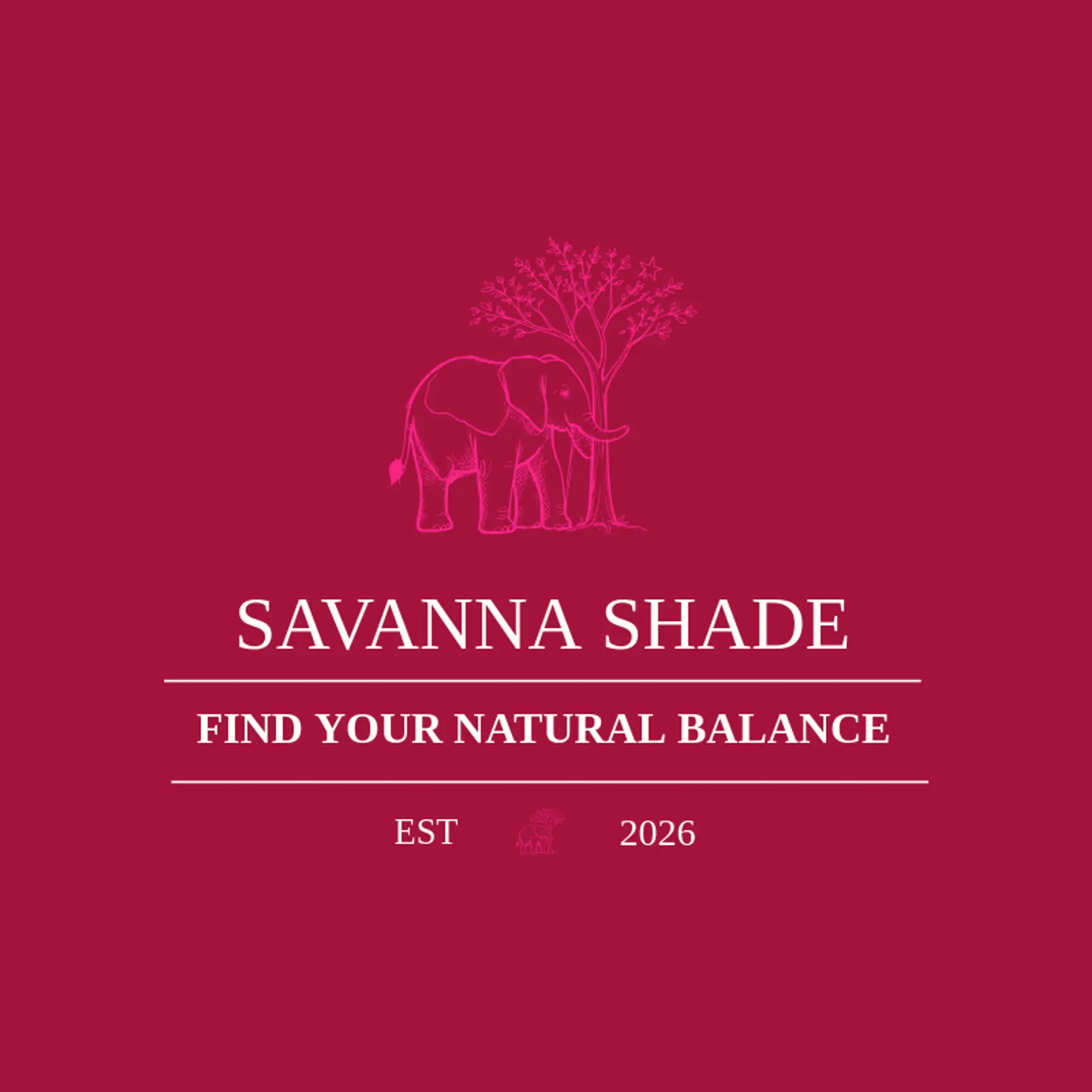 Savanna Shade logo for elephant
