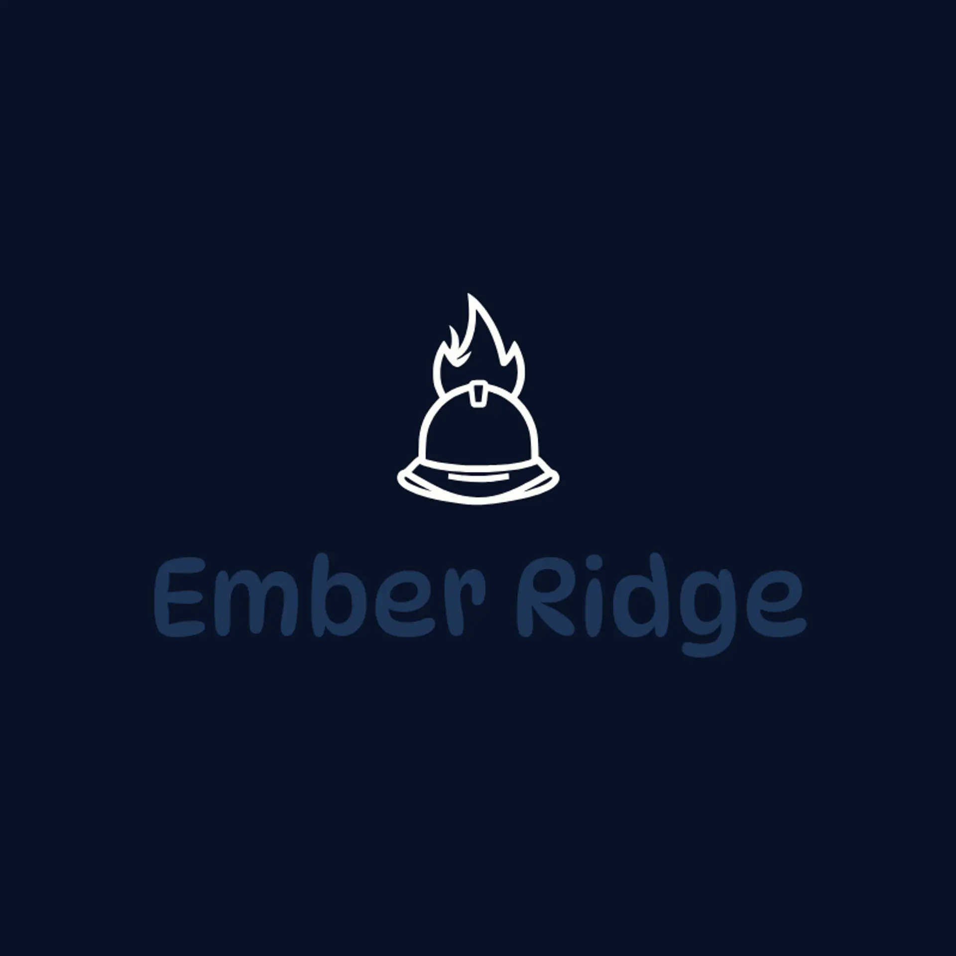 Ember Ridge logo for fire department