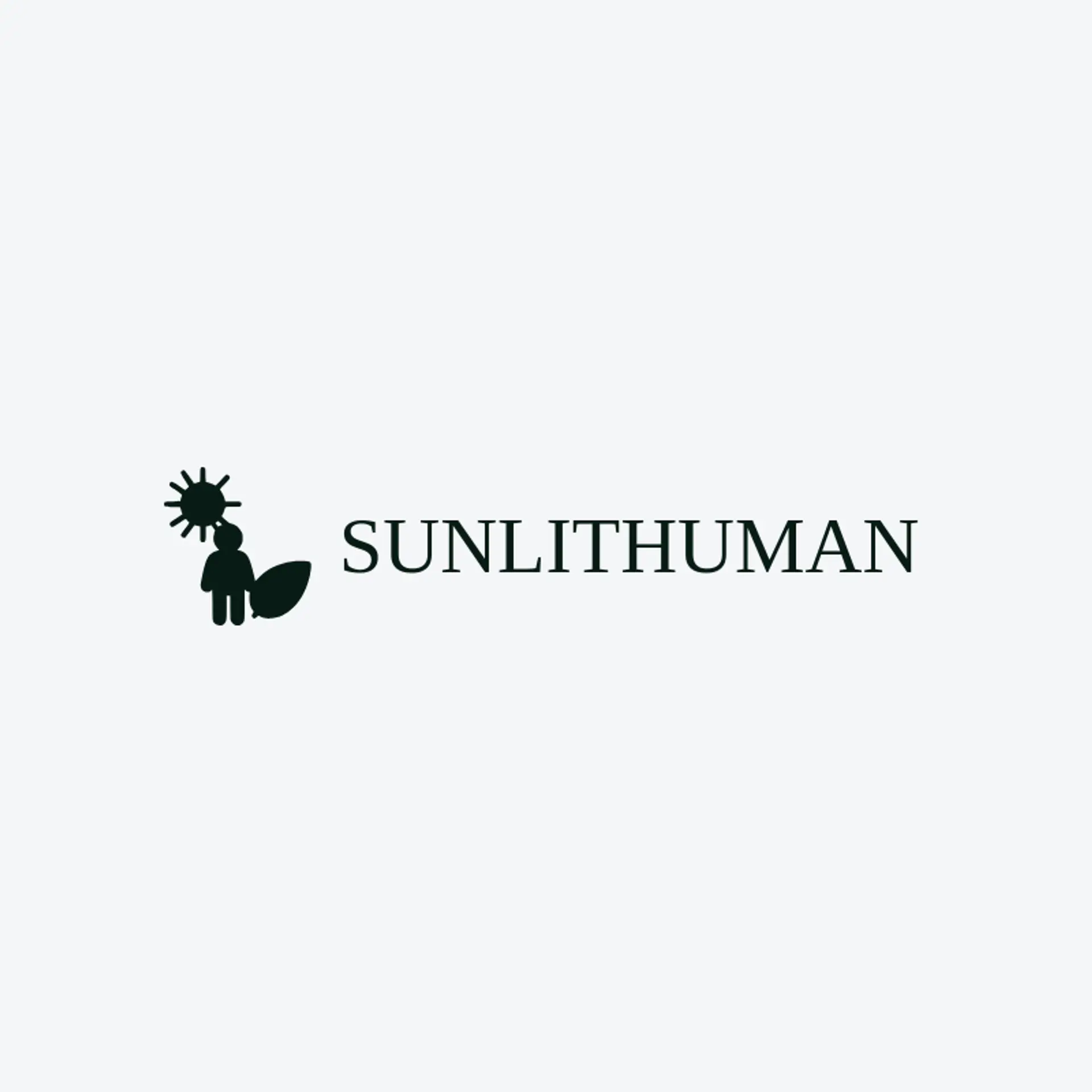 Sunlit Human logo for person