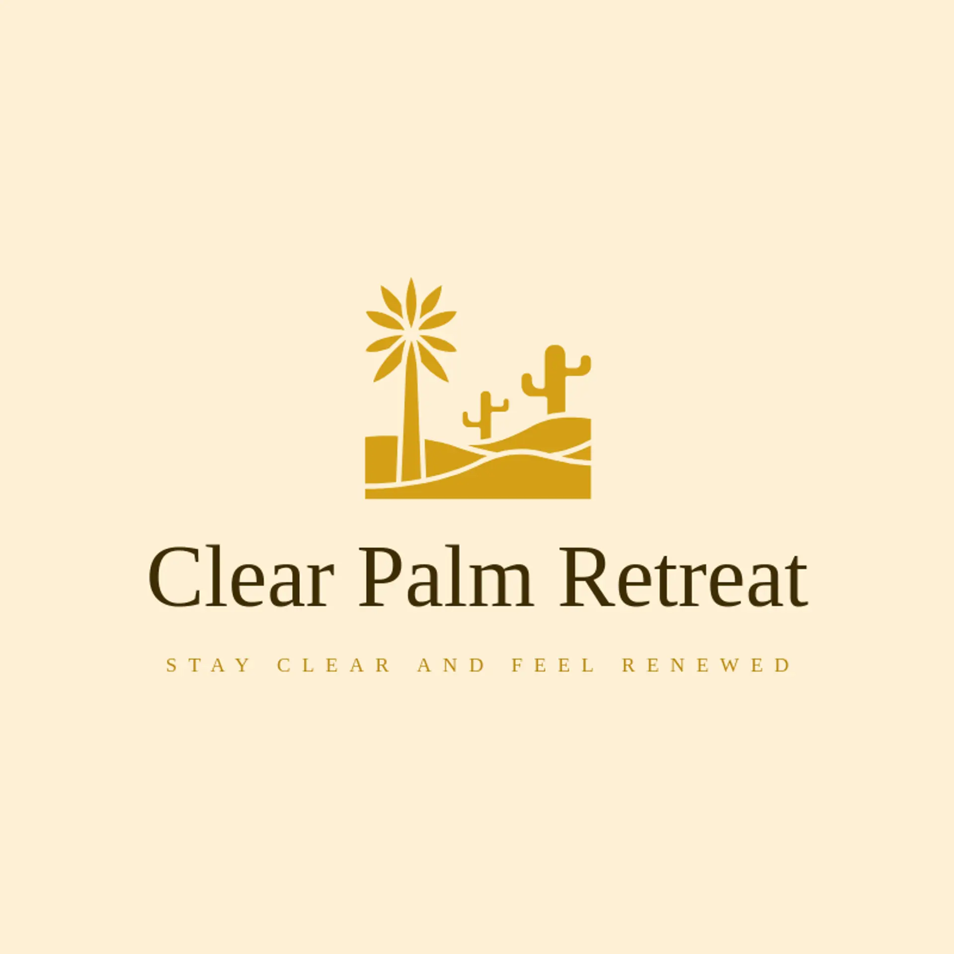 Clear Palm Retreat logo for oasis