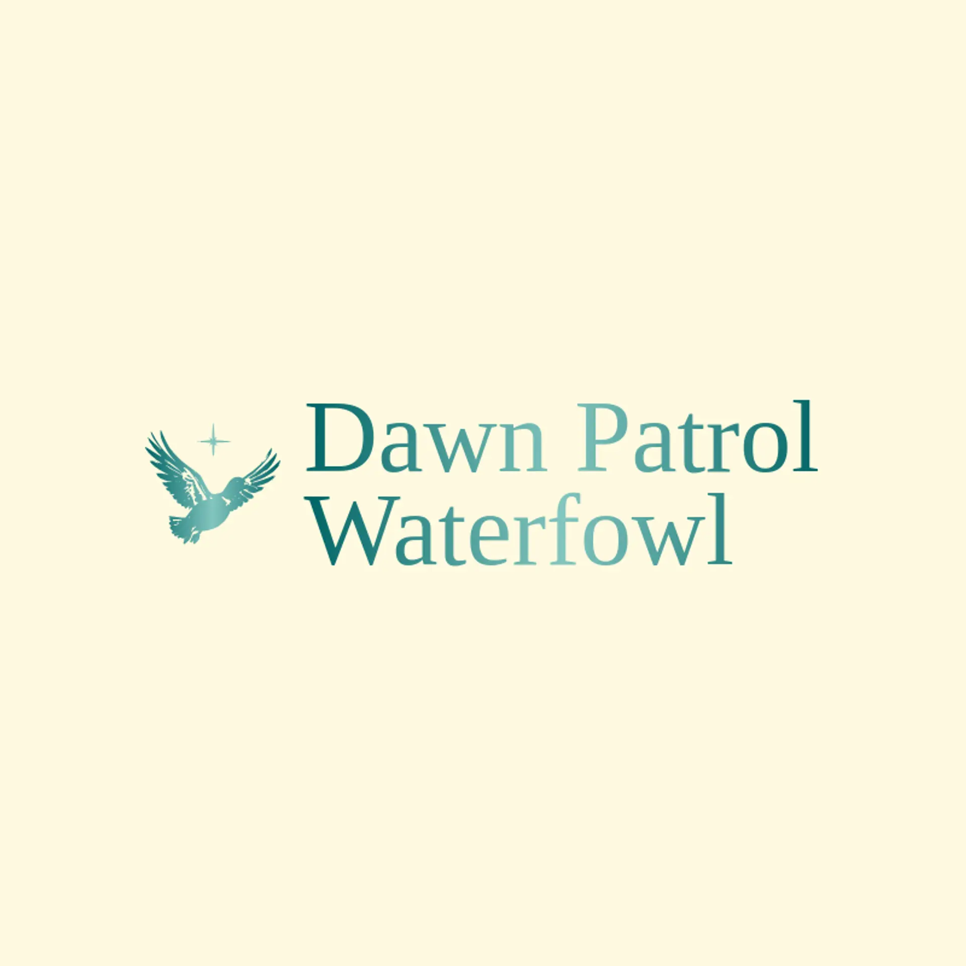 Dawn Patrol Waterfowl logo for duck hunting