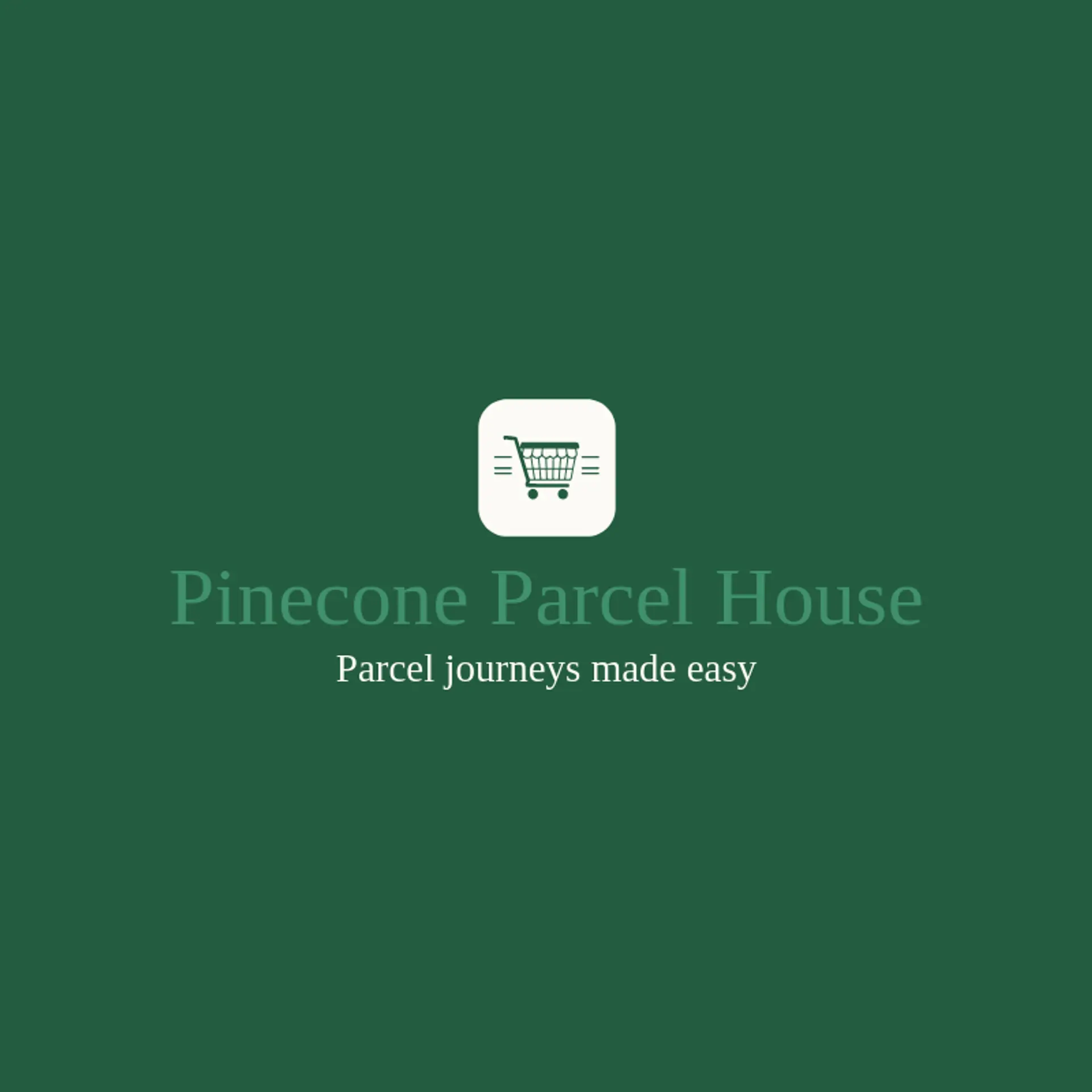 Pinecone Parcel House logo for express
