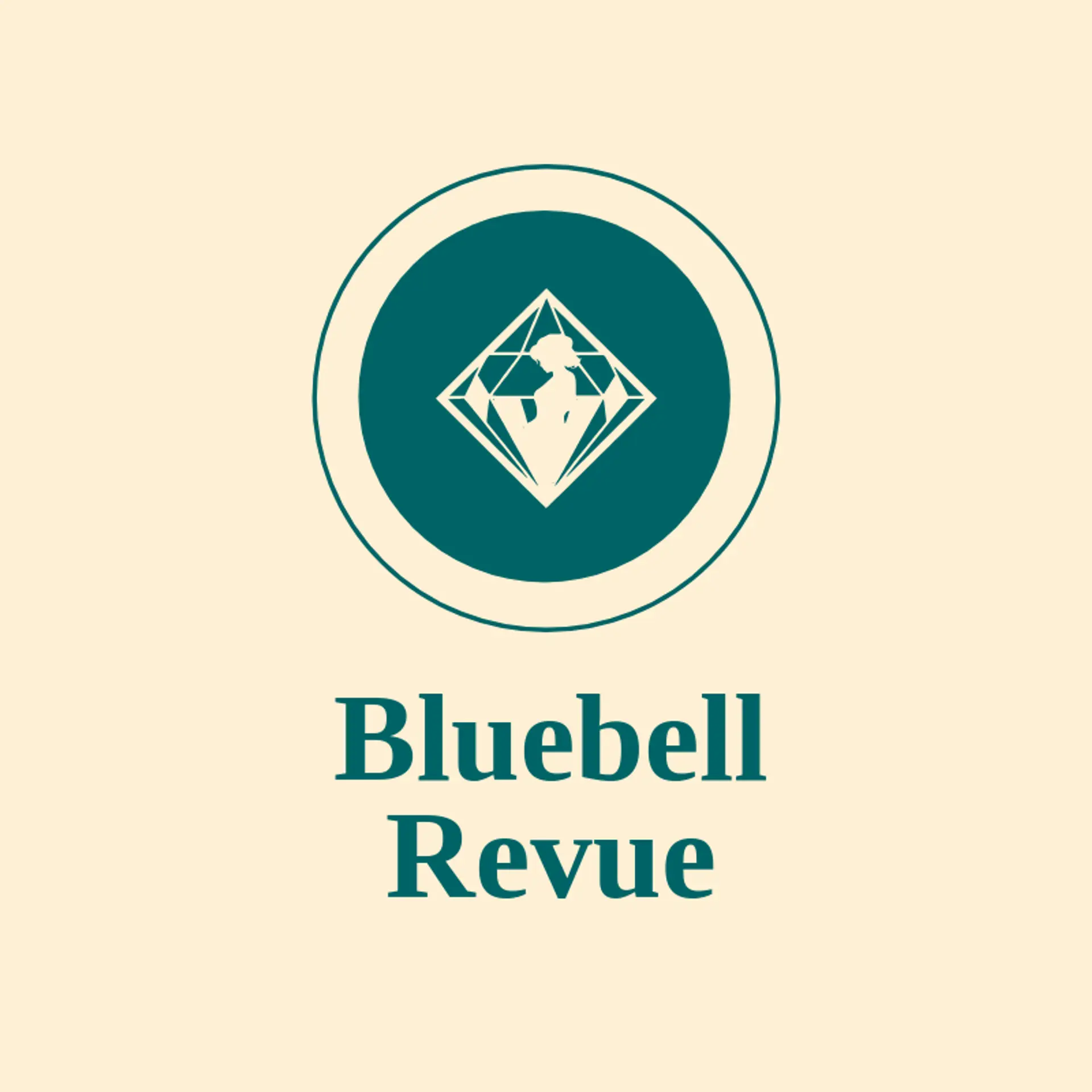 Bluebell Revue logo for cabaret