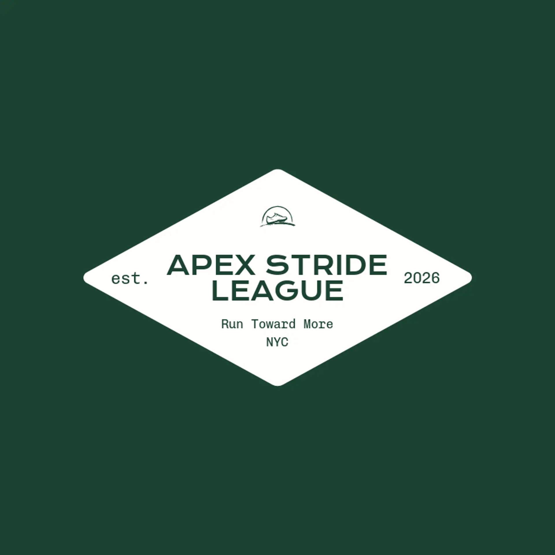 Apex Stride League logo for track and field