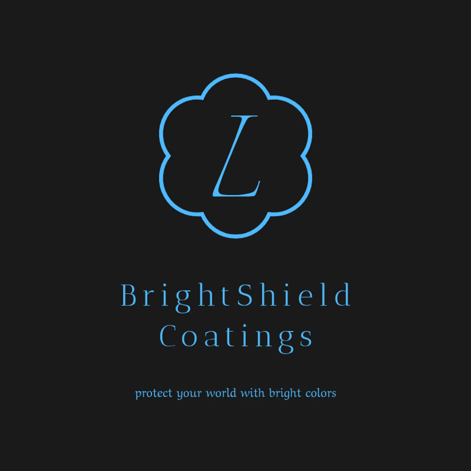 BrightShield Coatings logo for construction painting