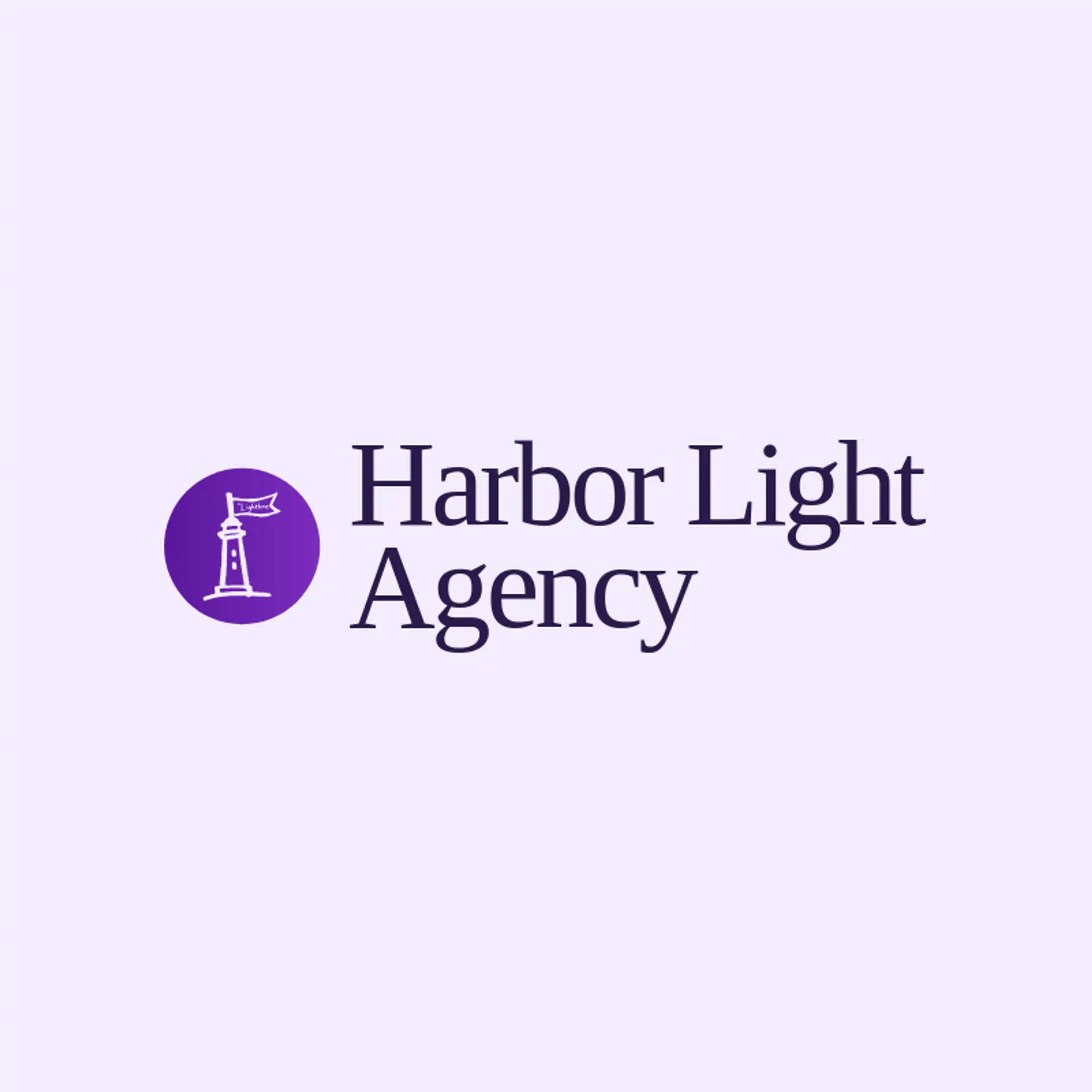 Harbor Light Agency logo for advertising