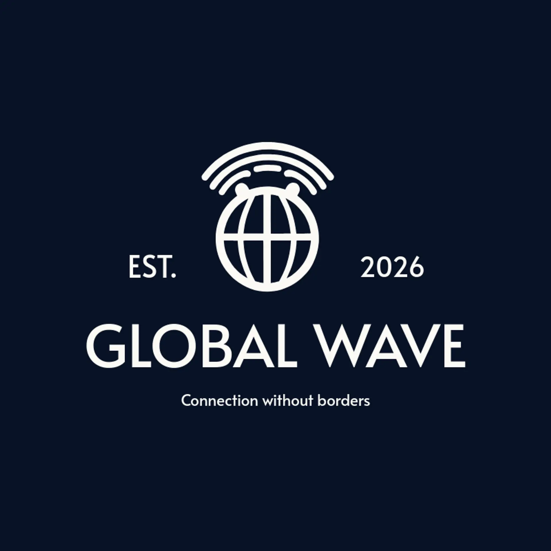 Global Wave logo for wifi