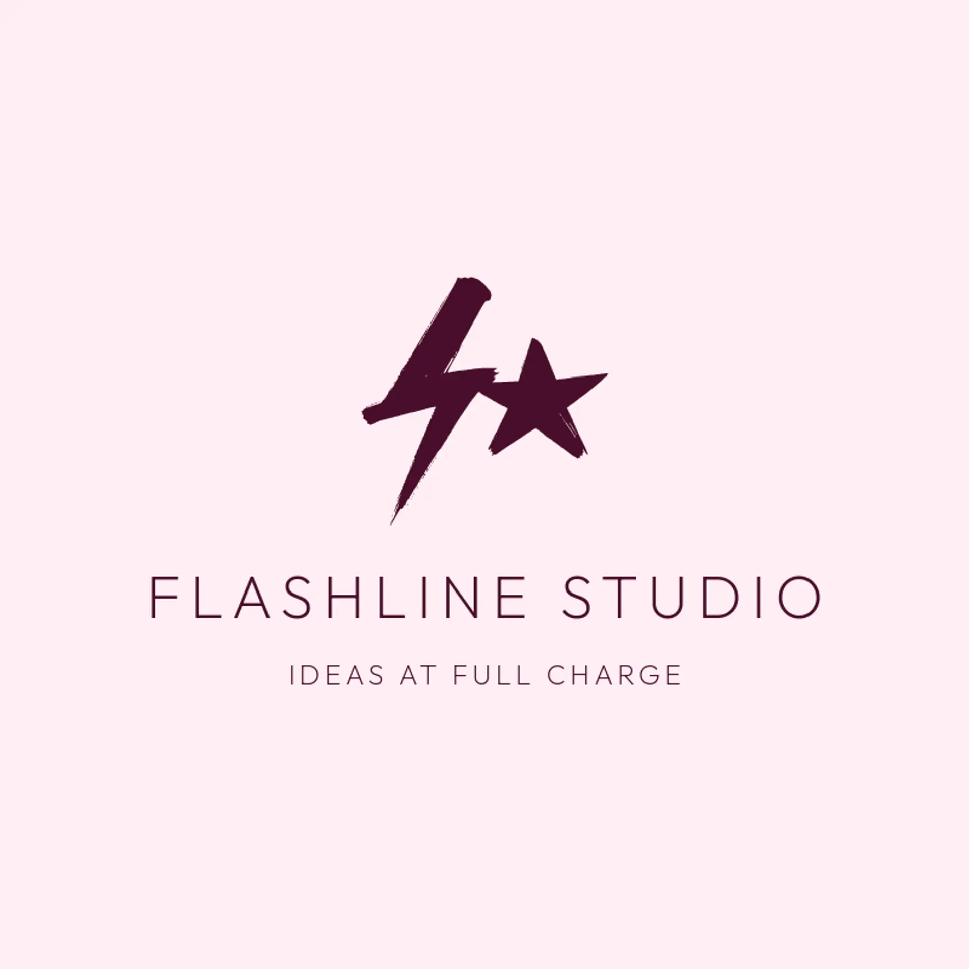 Flashline Studio logo for lightning