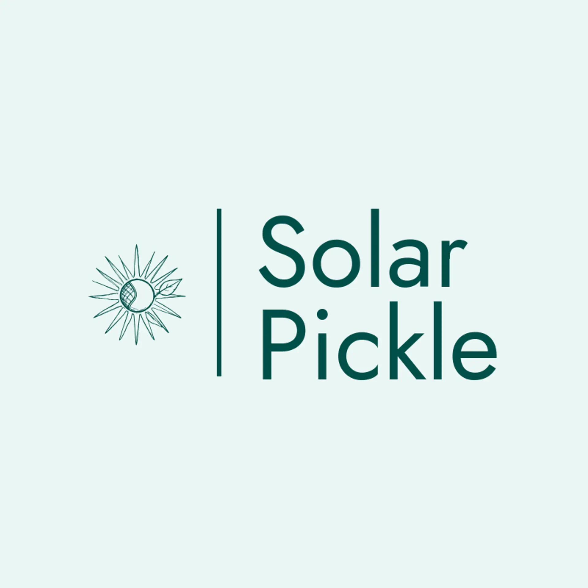 Solar Pickle logo for pickleball