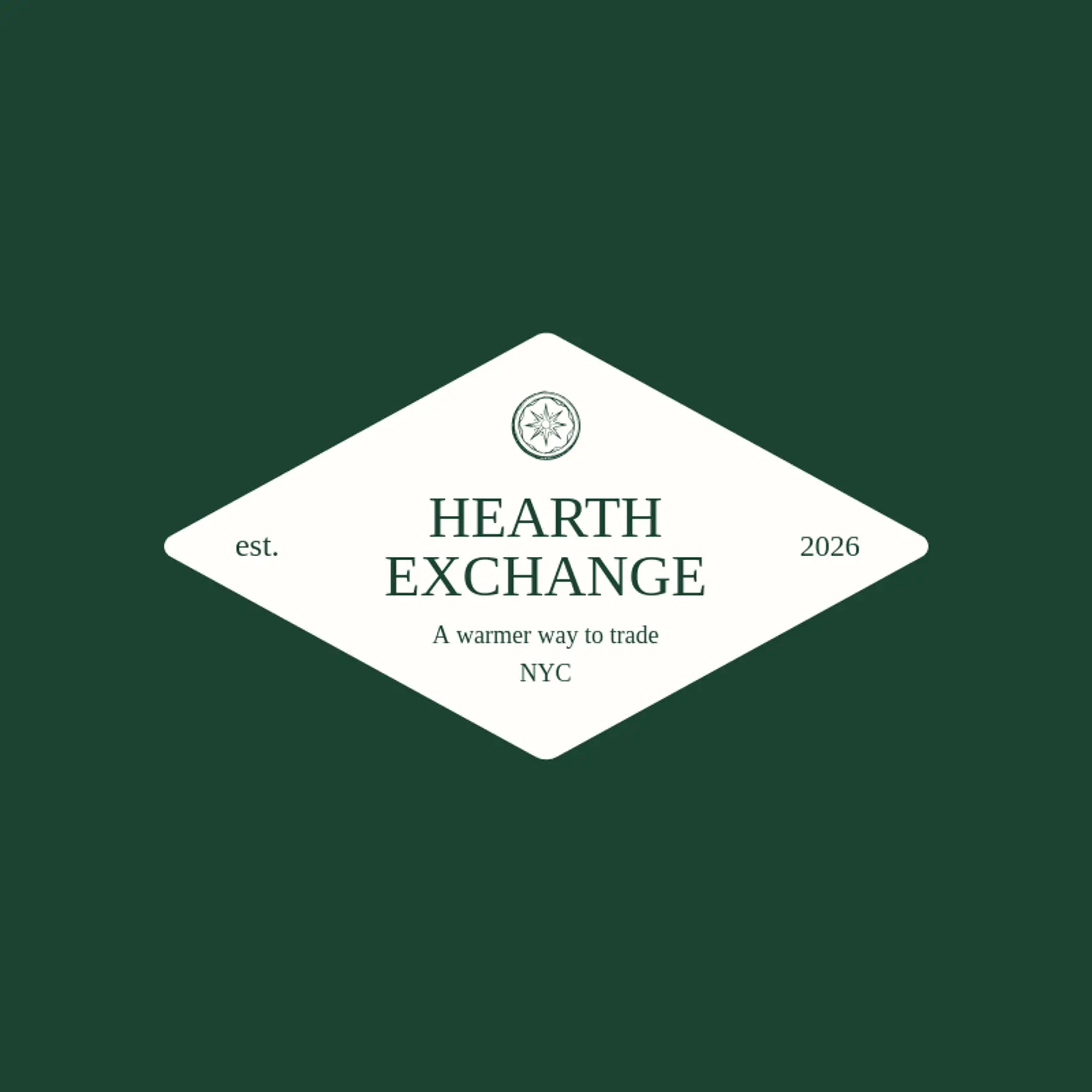 Hearth Exchange logo for cryptocurrency