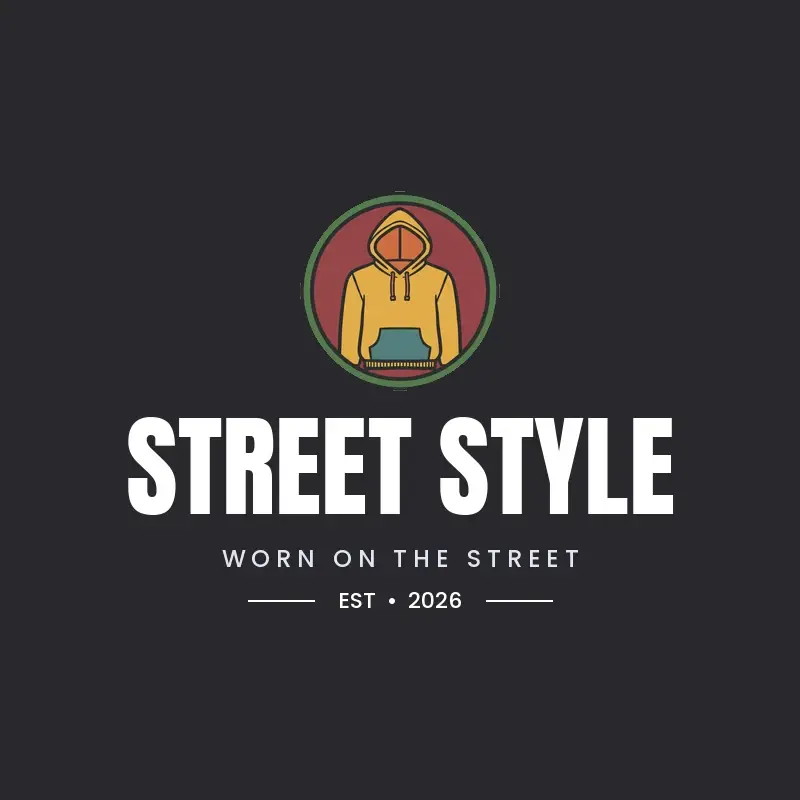 The clothing brand name Street Style as a branded logo in a black ink style