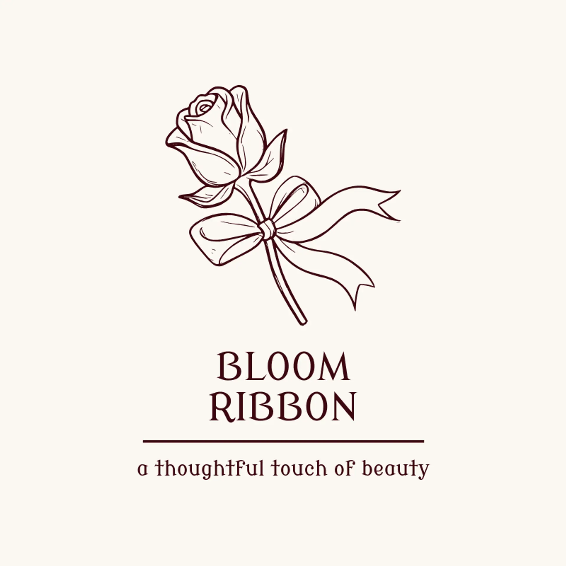 Bloom Ribbon logo for rose