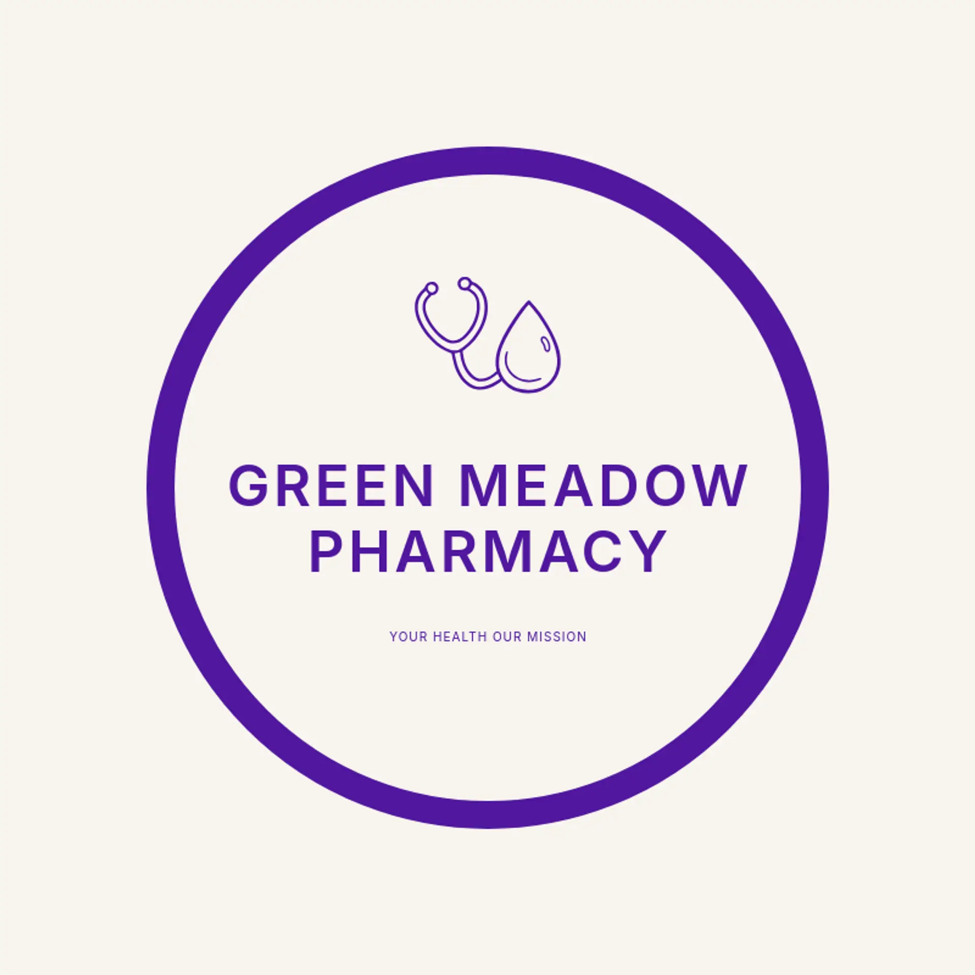 Green Meadow Pharmacy logo for medicine