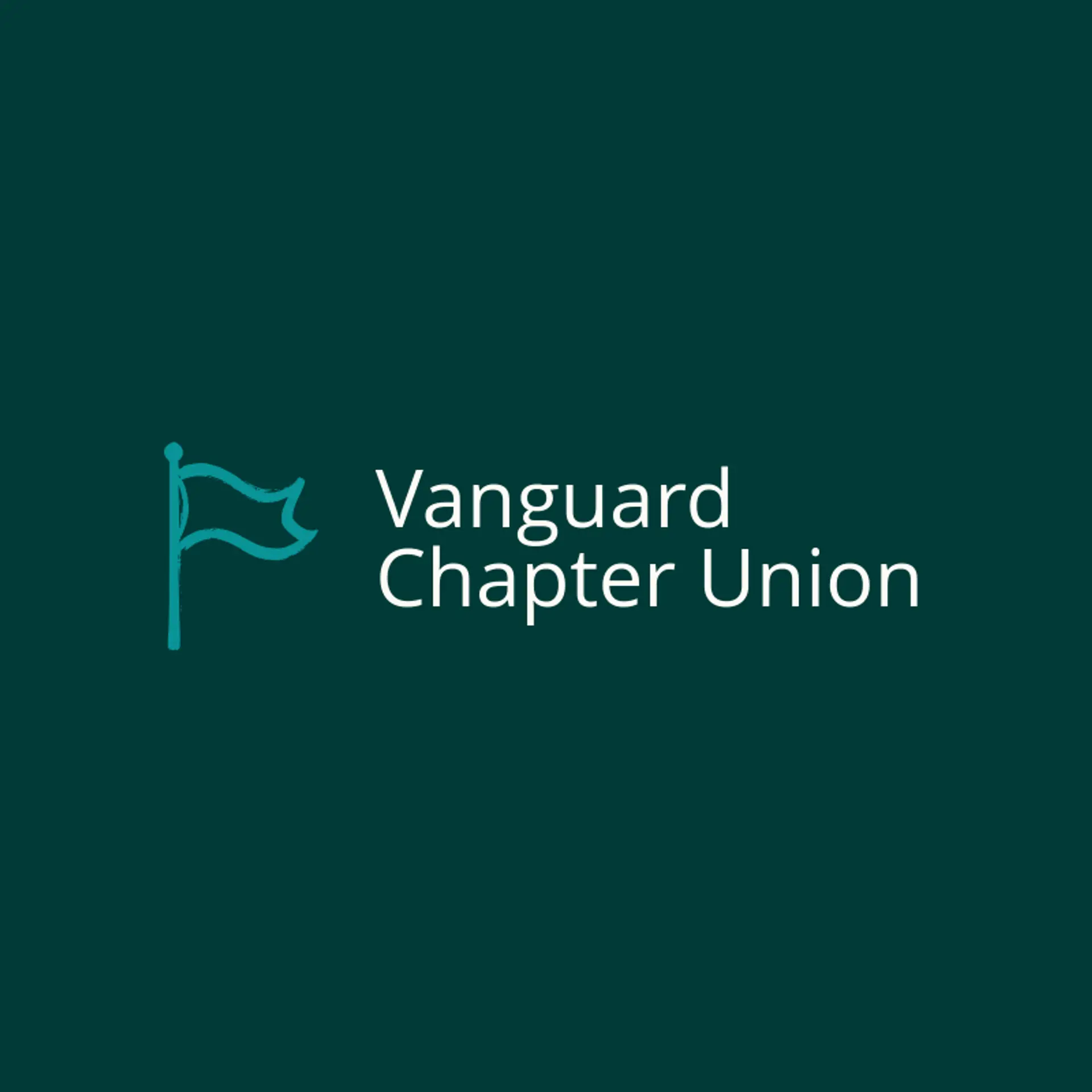 Vanguard Chapter Union logo for fraternity