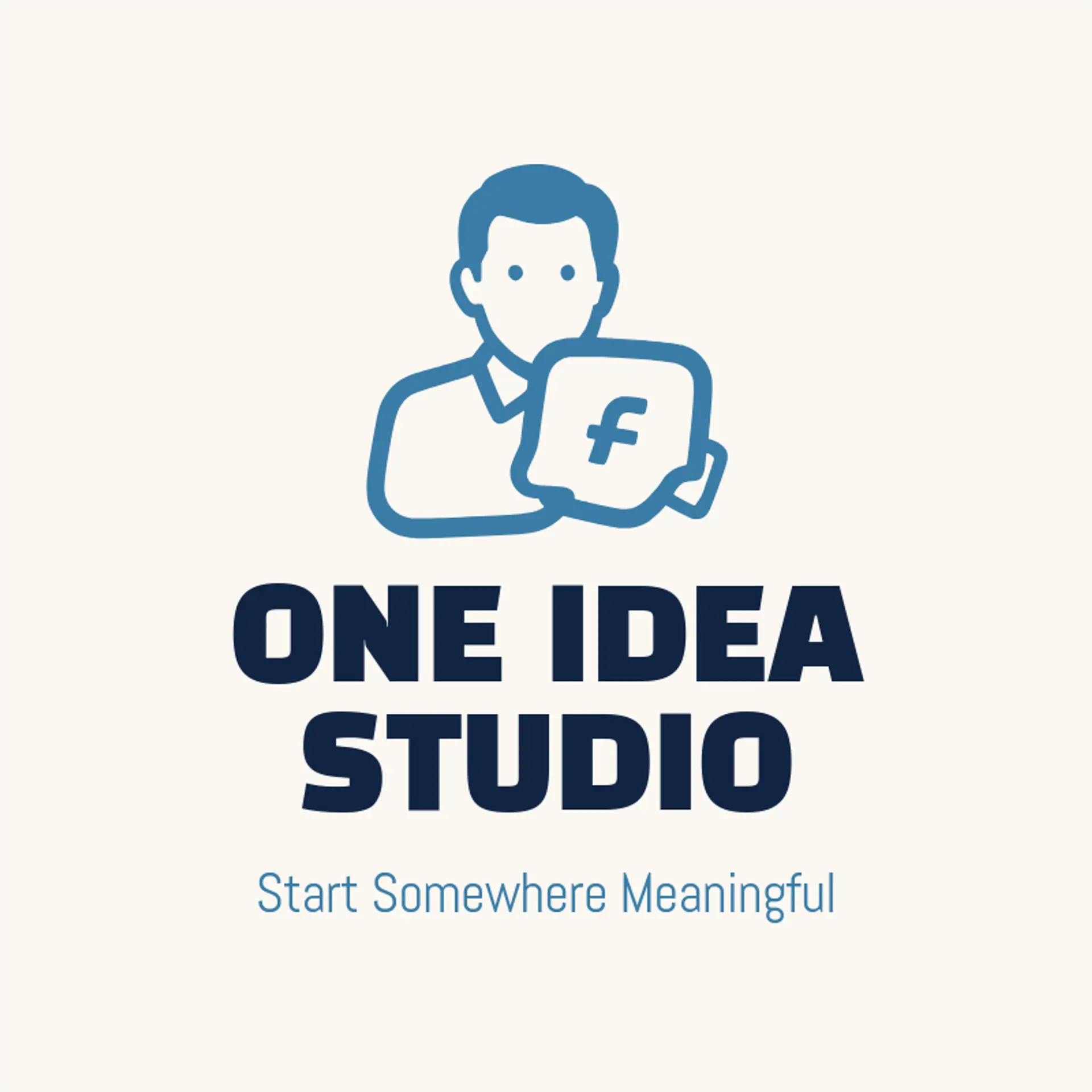 One Idea Studio logo for entrepreneur