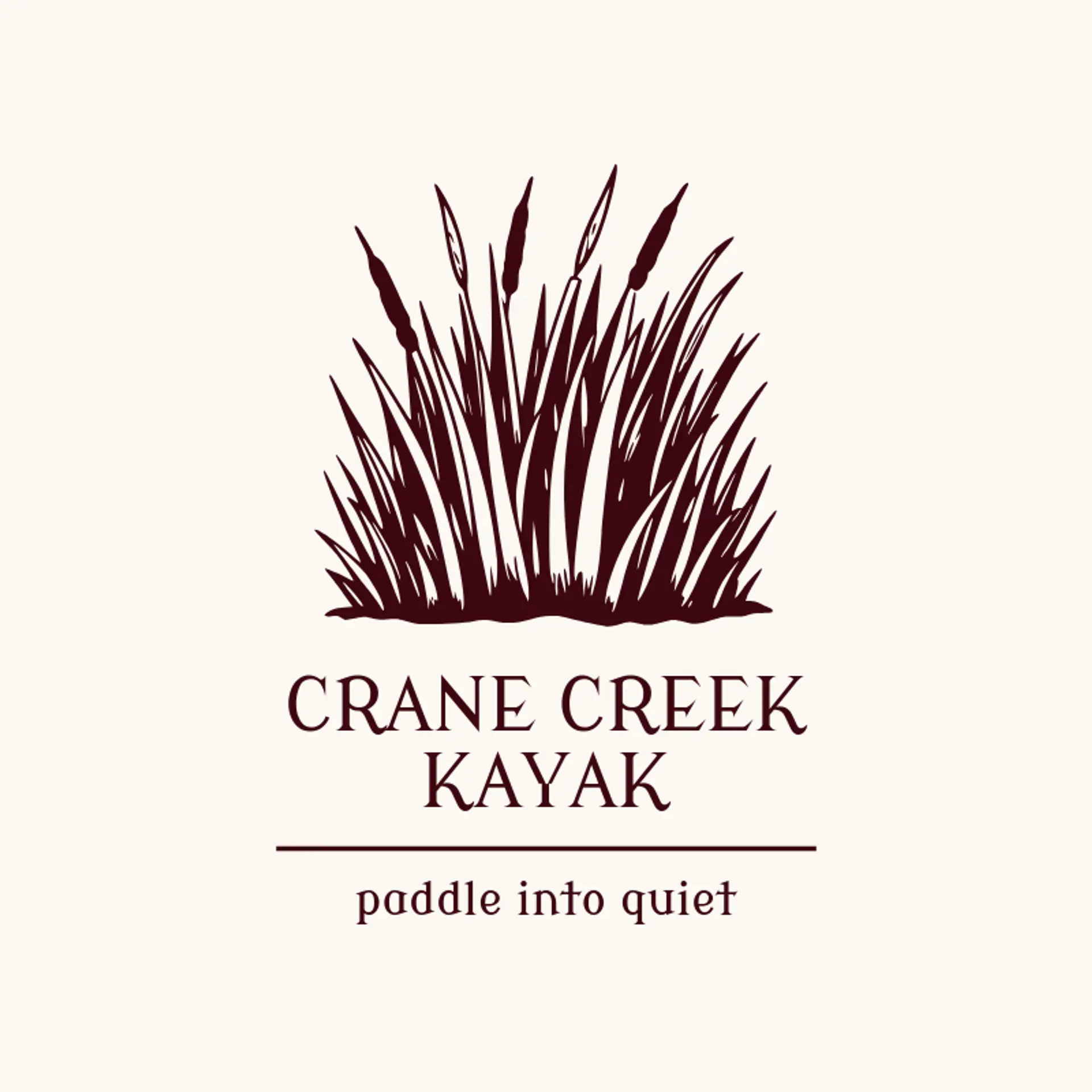 Crane Creek Kayak logo for marsh