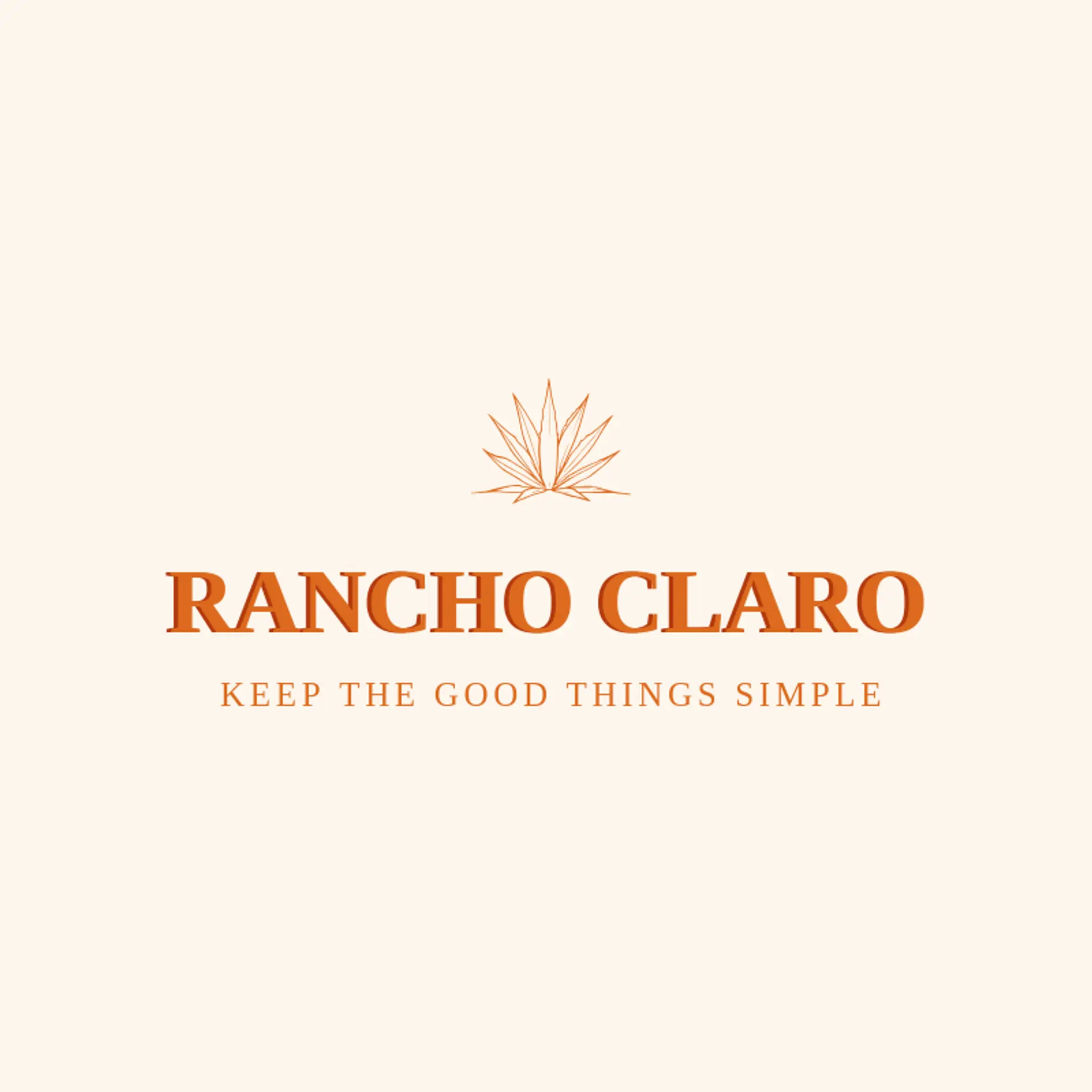 Rancho Claro logo for tequila