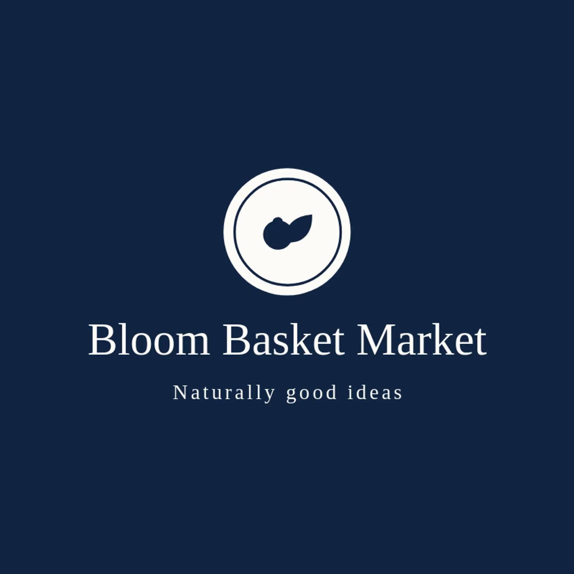 Bloom Basket Market logo for fresh