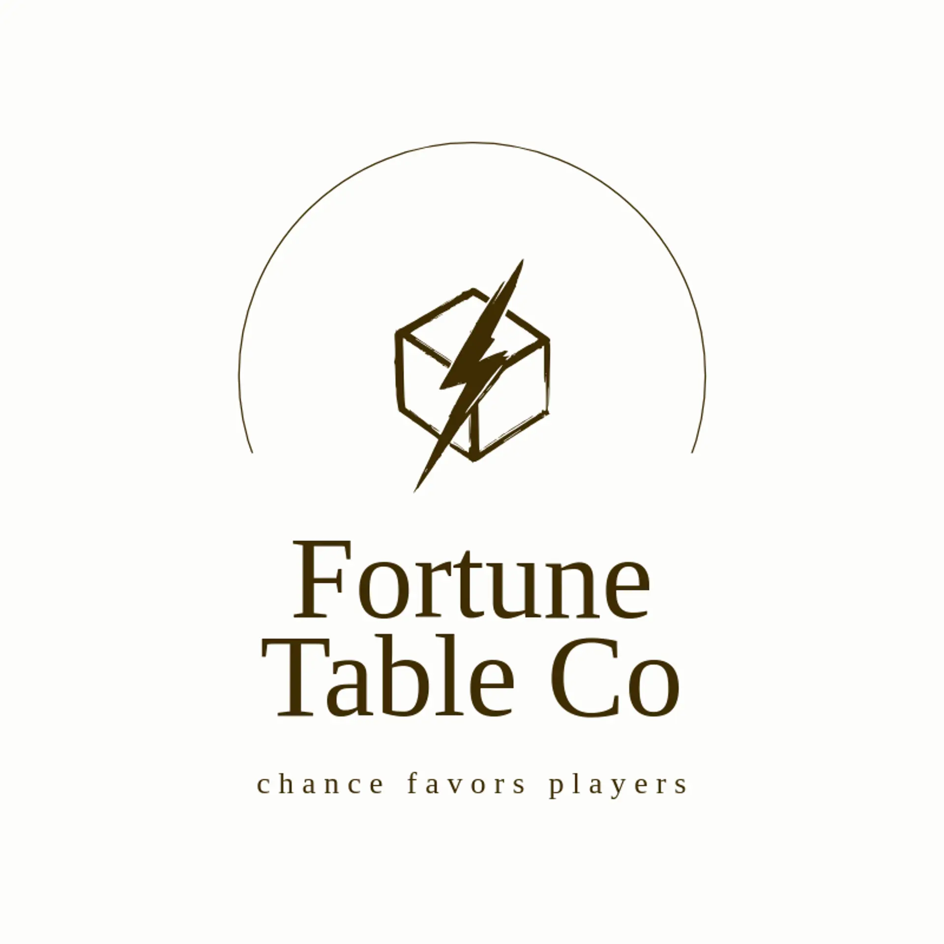 Fortune Table Co logo for dice
