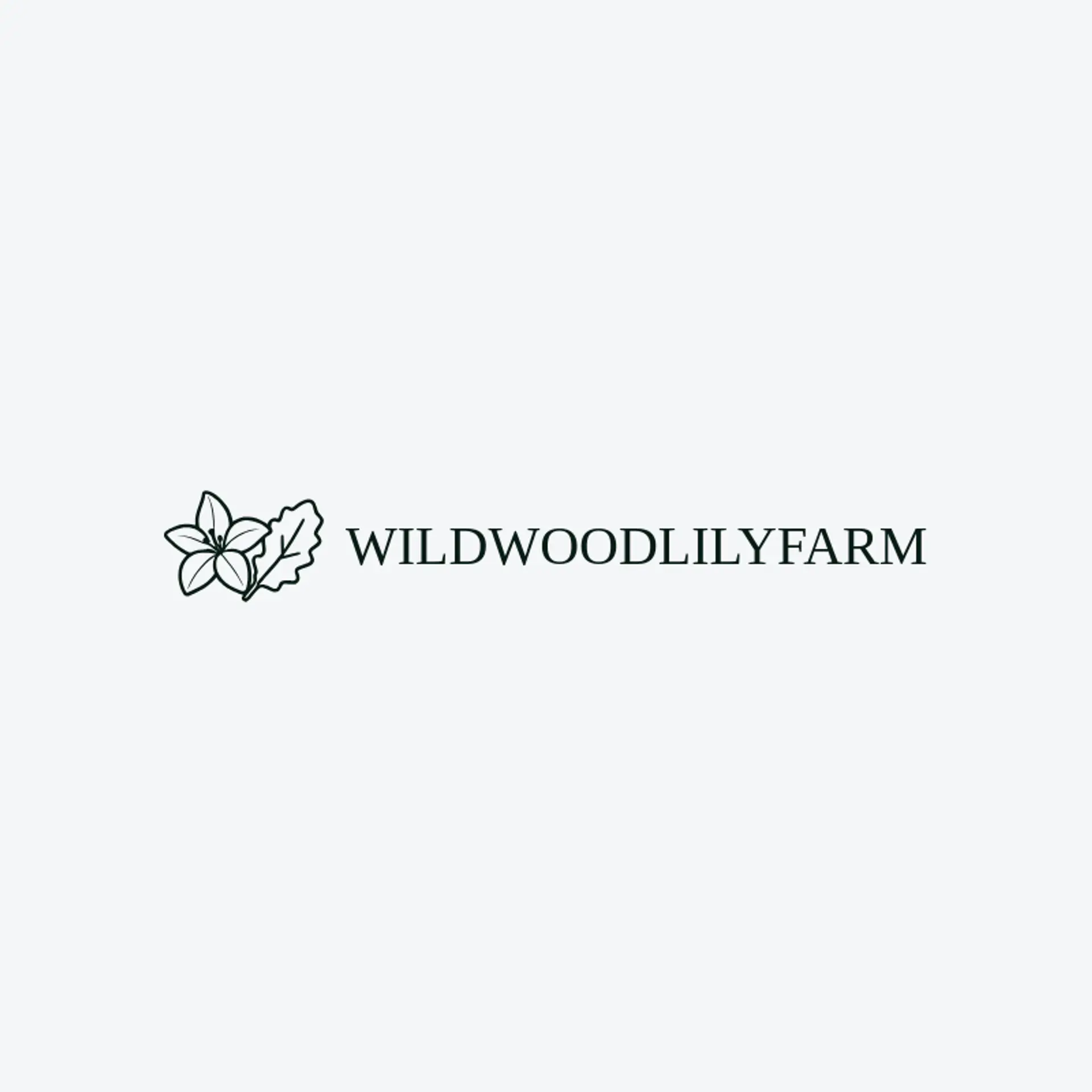 Wildwood Lily Farm logo for lily