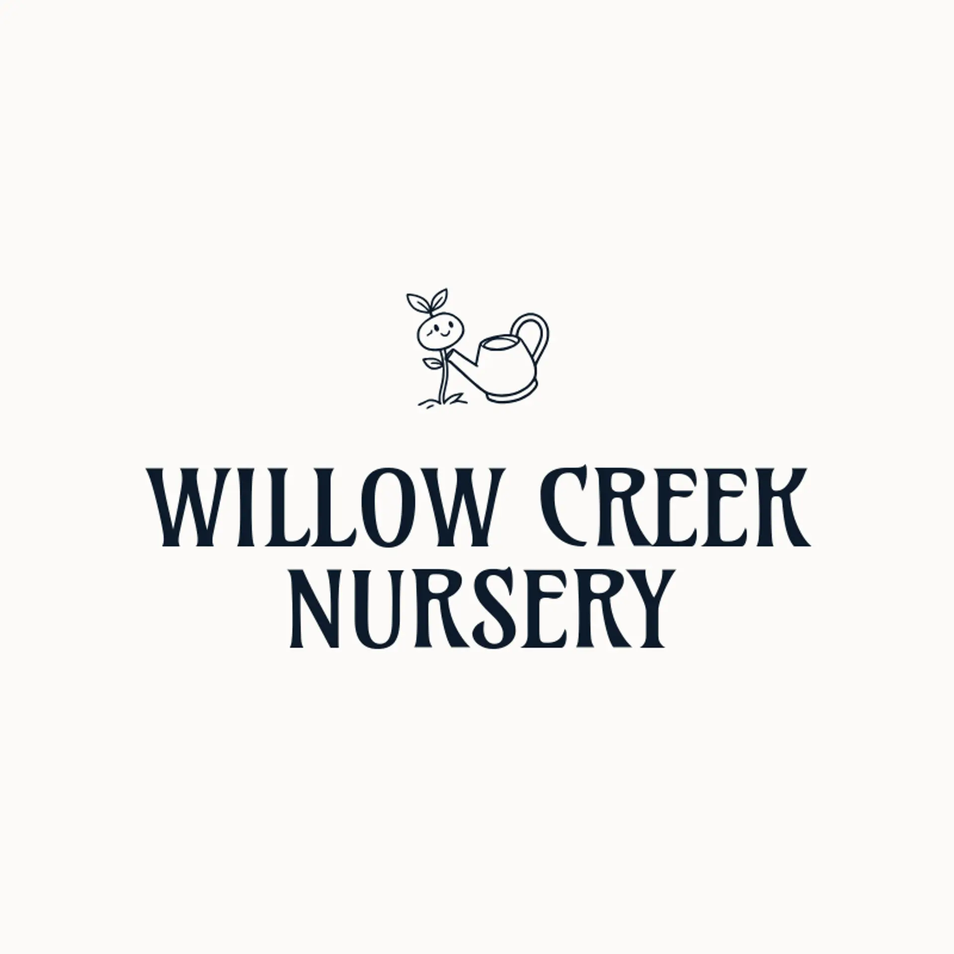 Willow Creek Nursery logo for garden