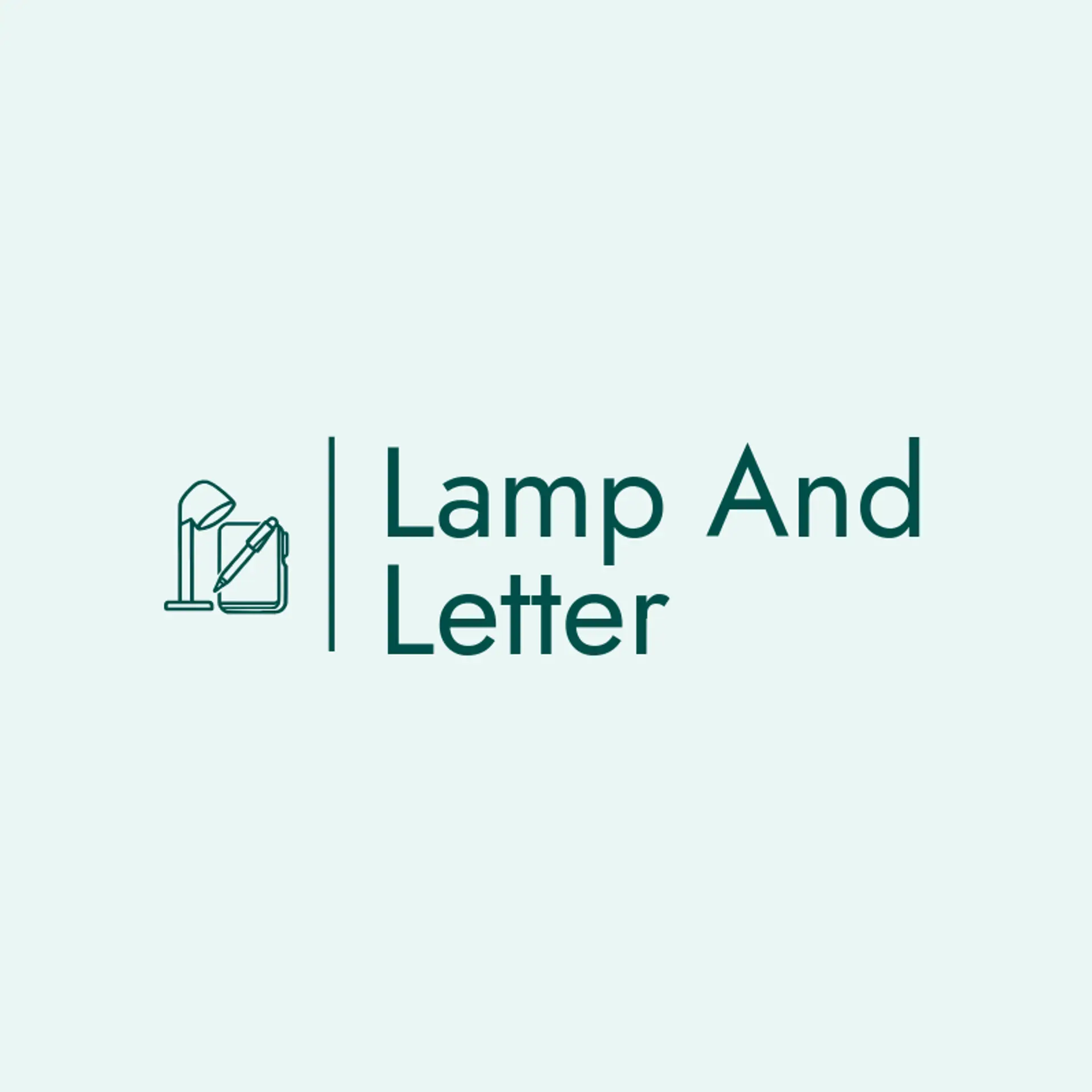 Lamp And Letter logo for pen