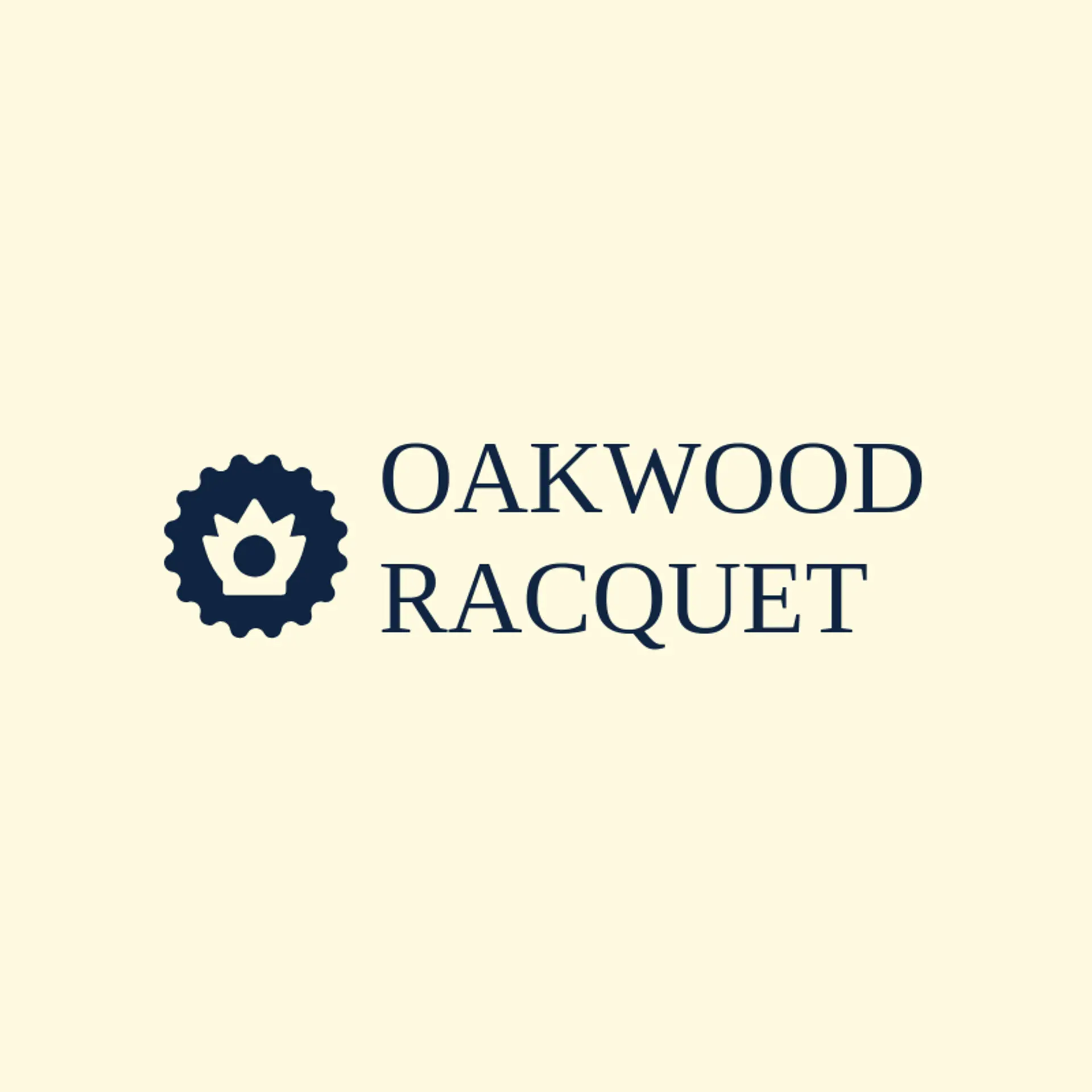 Oakwood Racquet logo for tennis