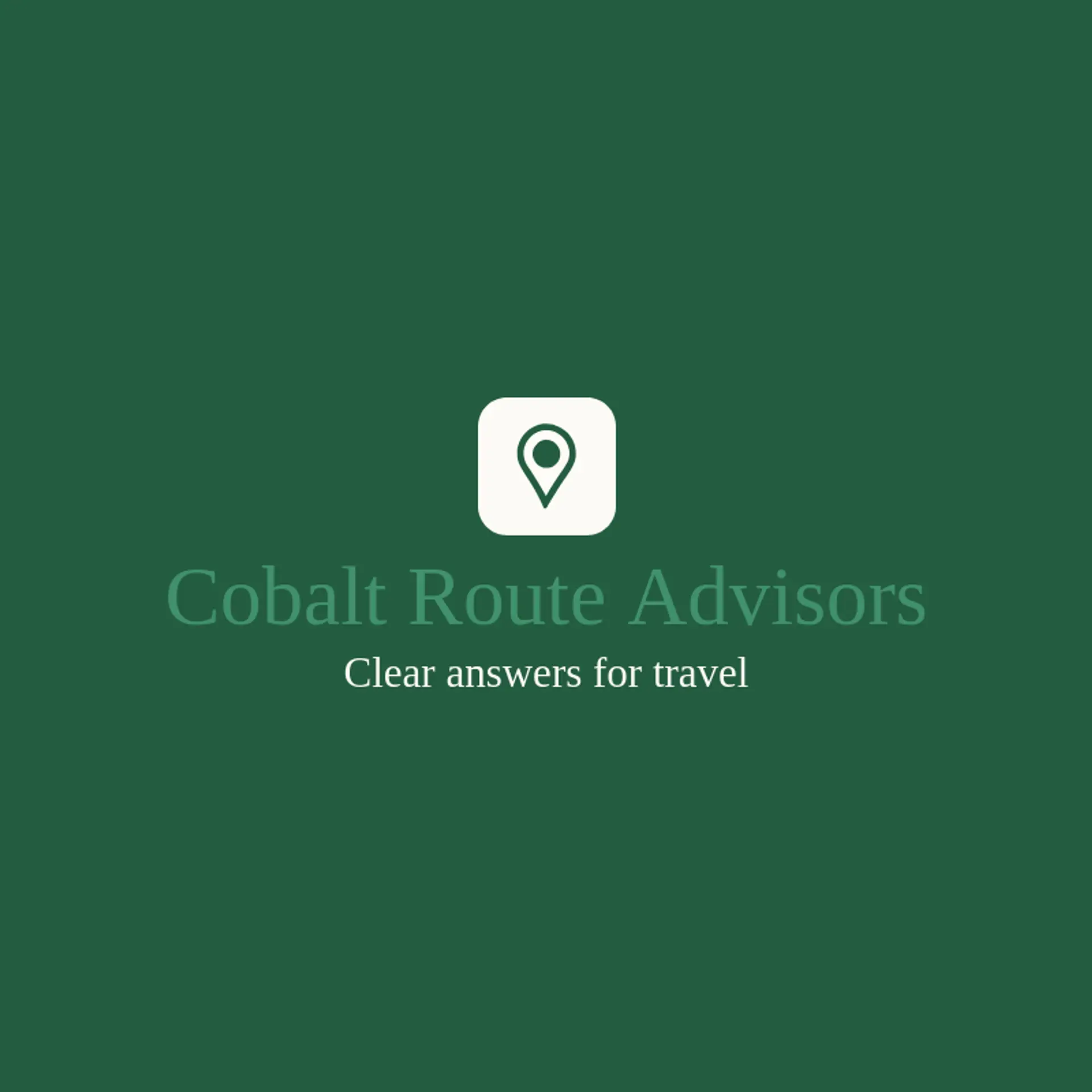 Cobalt Route Advisors logo for visa
