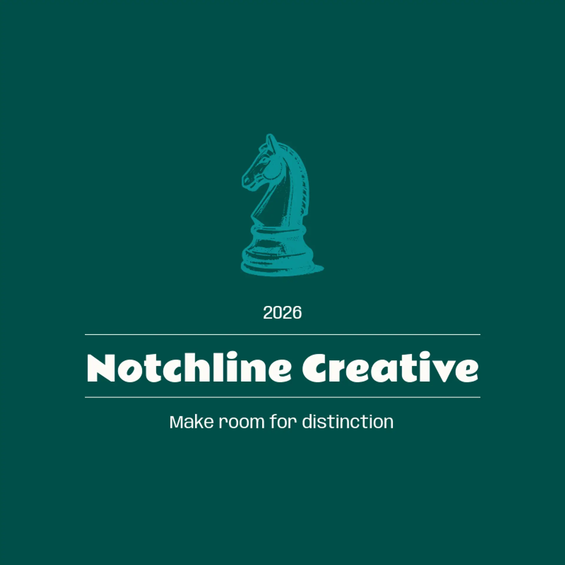 Notchline Creative logo for frame